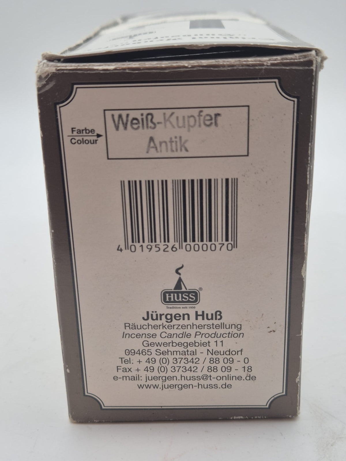 HUSS Original Neudorfer „Hussofen“ – Räucherofen aus Metall – Erzgebirge – OVP