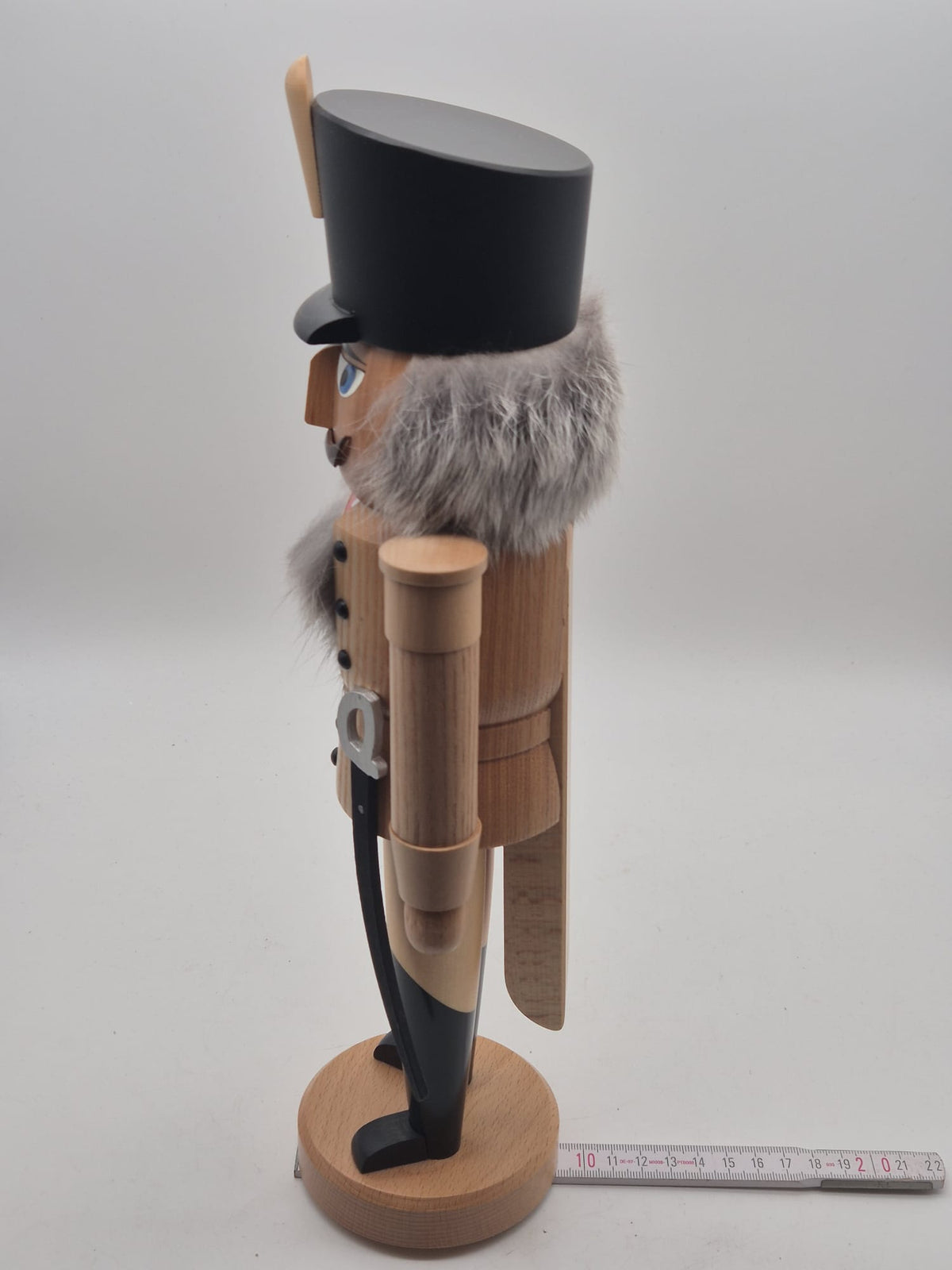 Nussknacker Husar natur – ca. 36 cm – Seiffener Volkskunst – Erzgebirge – OVP