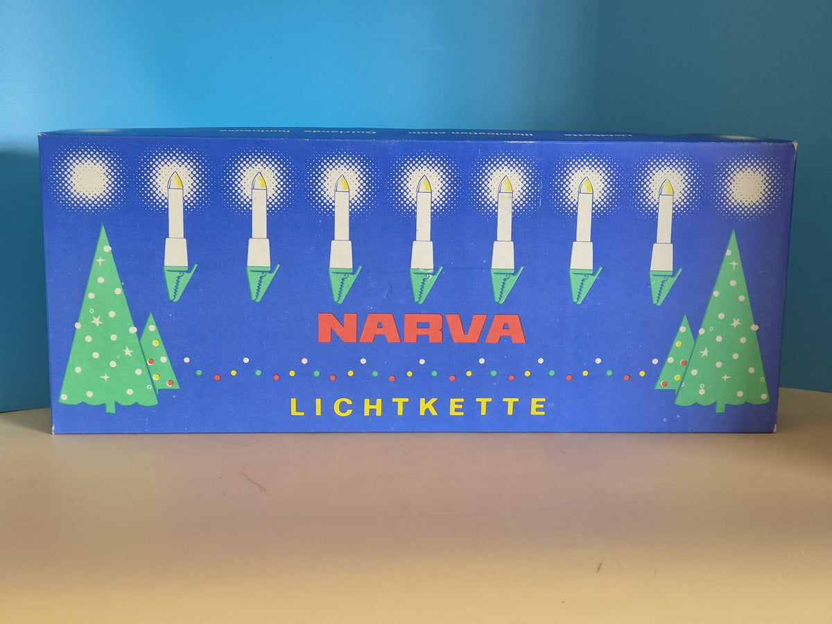 NARVA DDR Weihnachtsbaum-Lichterkette – 16 Kerzen – 220 V – OVP
