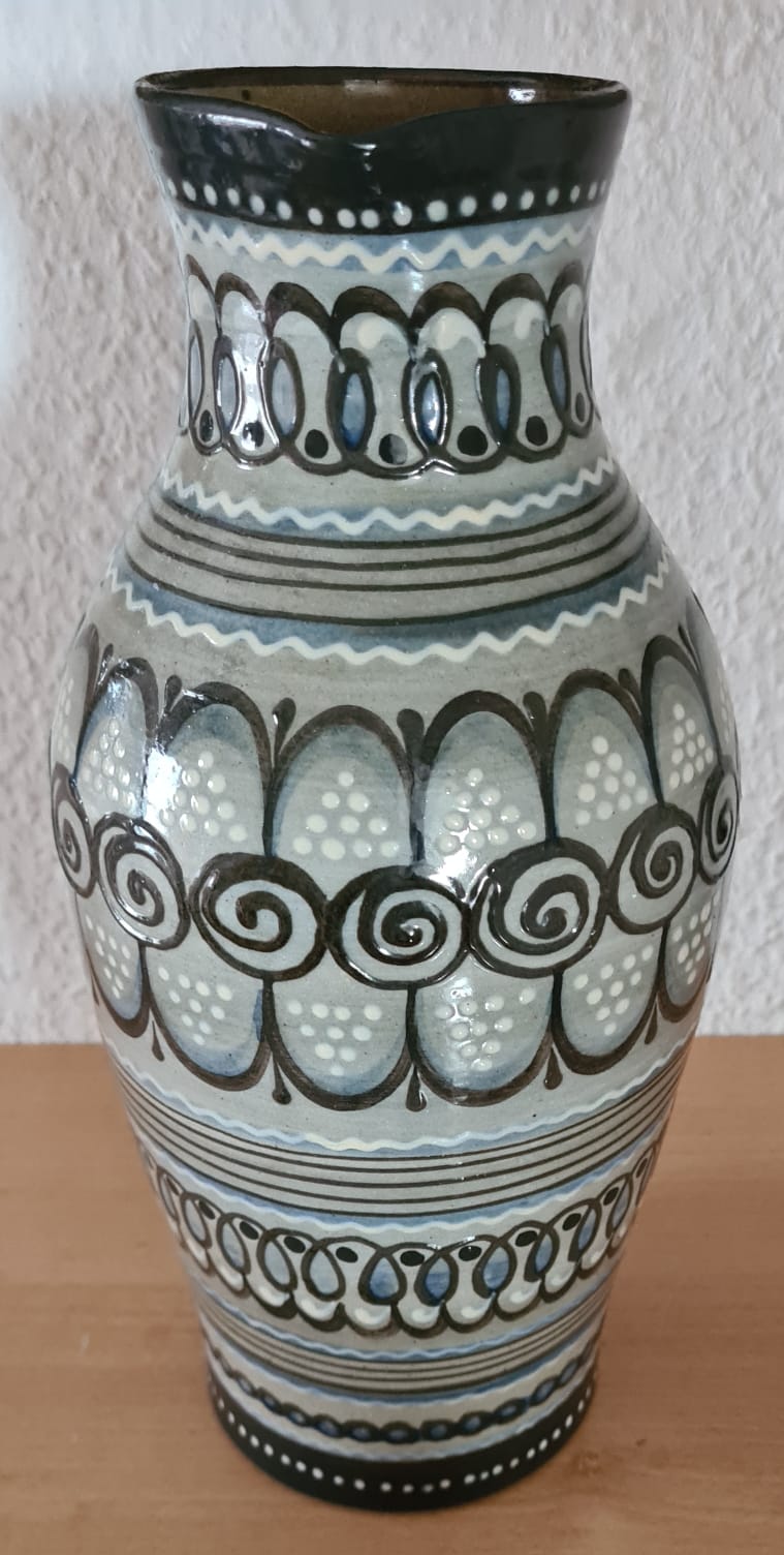 Vintage Vase XXL Henkelkrug VEB Lausitzer Keramik 1. Wahl