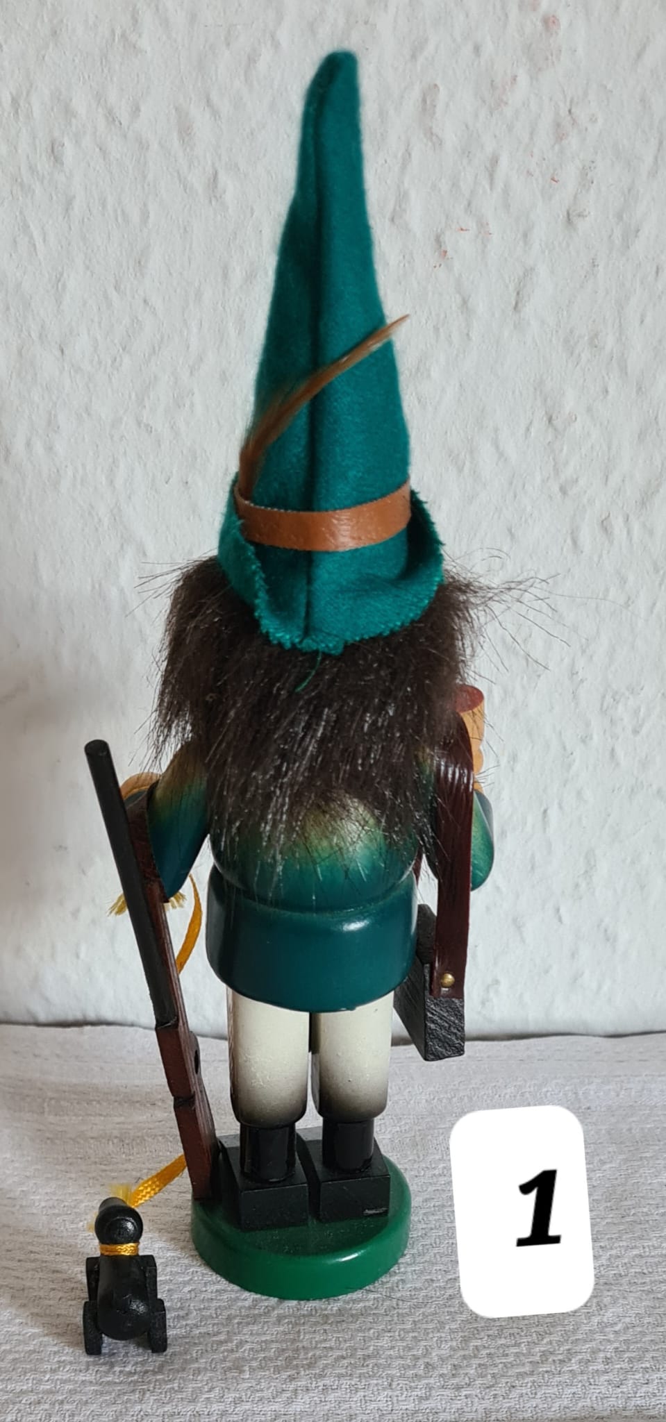 DDR Steinbach Räuchermännchen Jäger Erzgebirge / Weihnachten