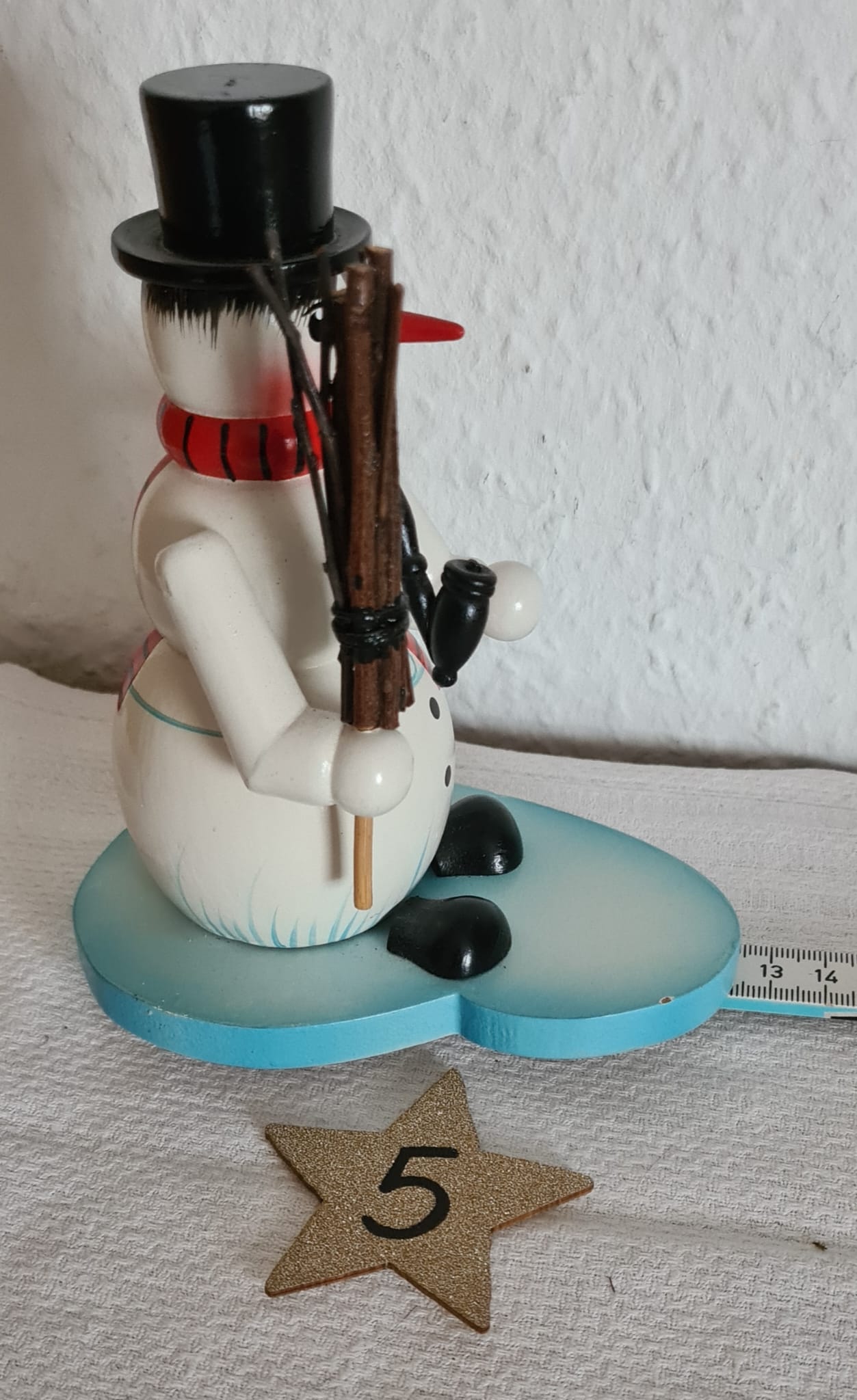 Erzgebirgisches Räuchermännchen Schneemann / Weihnachten