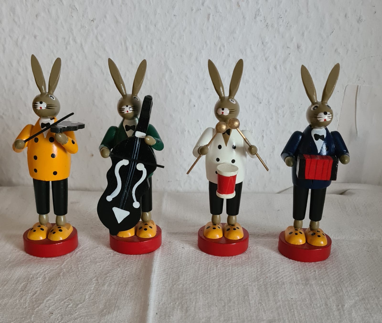 Oster Orchester der Osterhasen von Örgeli Erzgebirge aus Holz, Ostern, Osterschmuck