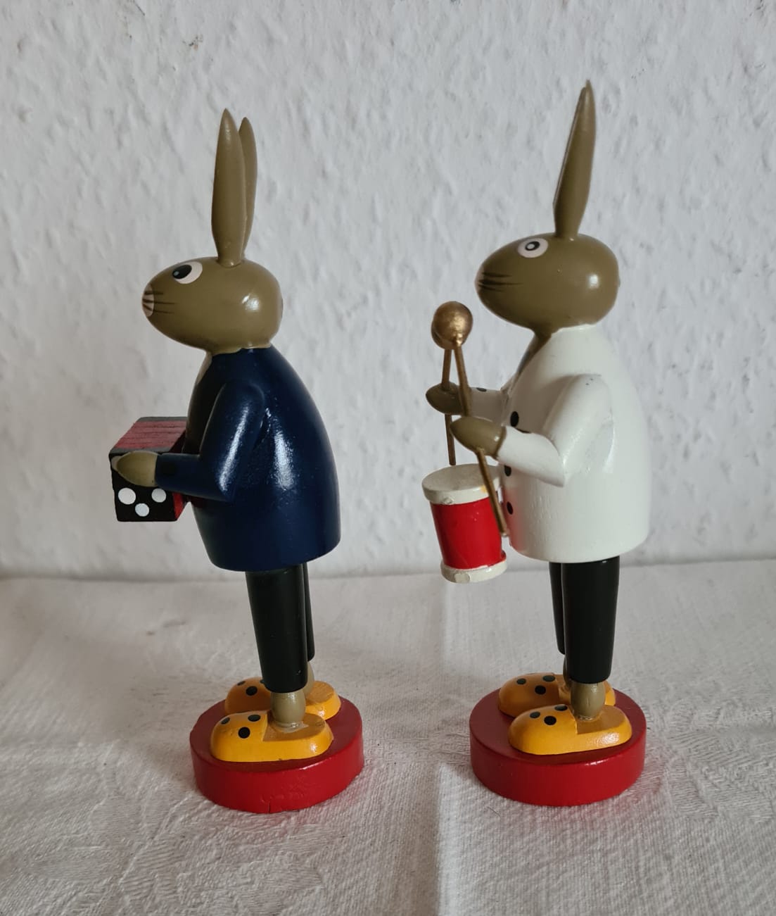 Oster Orchester der Osterhasen von Örgeli Erzgebirge aus Holz, Ostern, Osterschmuck