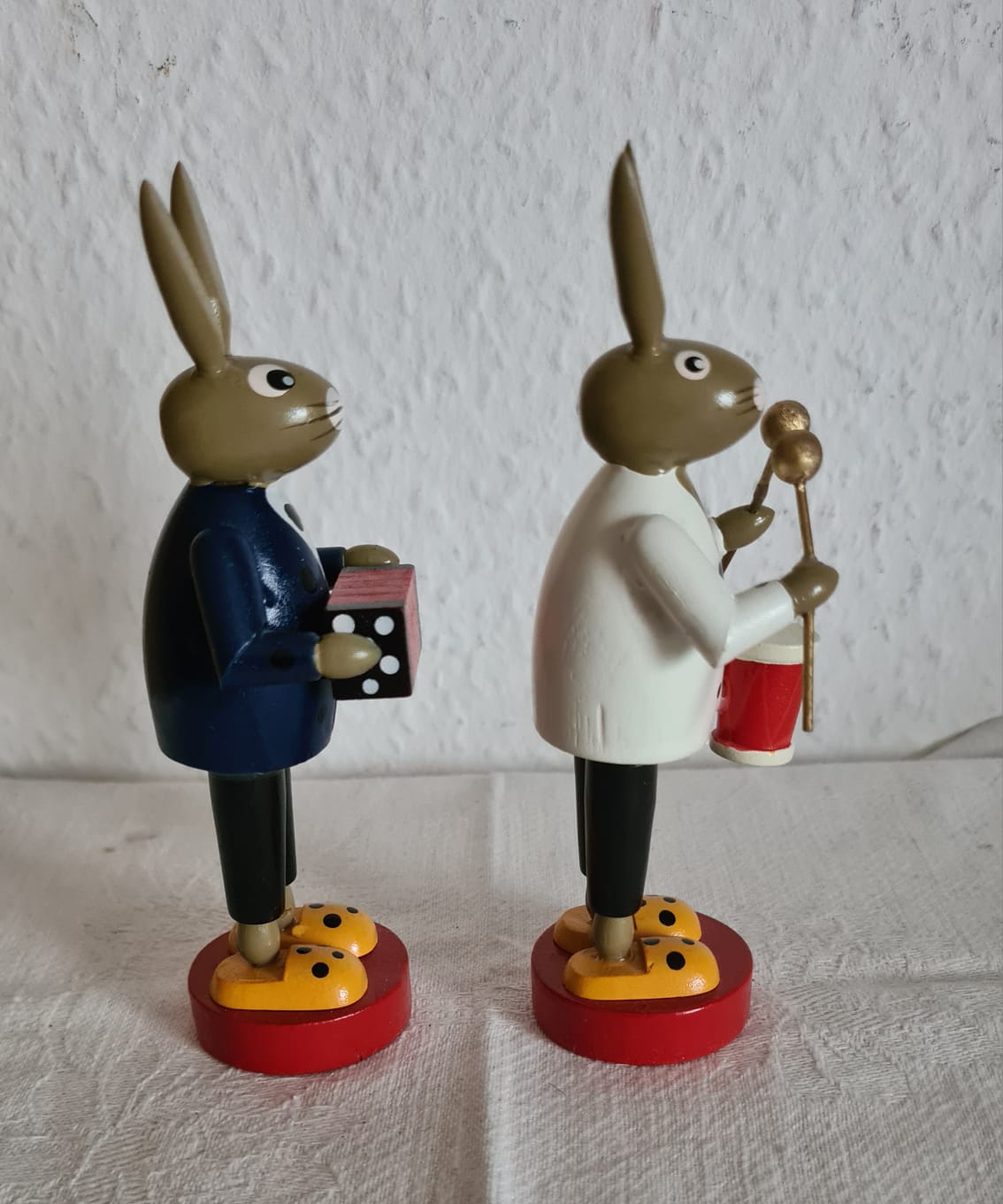 Oster Orchester der Osterhasen von Örgeli Erzgebirge aus Holz, Ostern, Osterschmuck