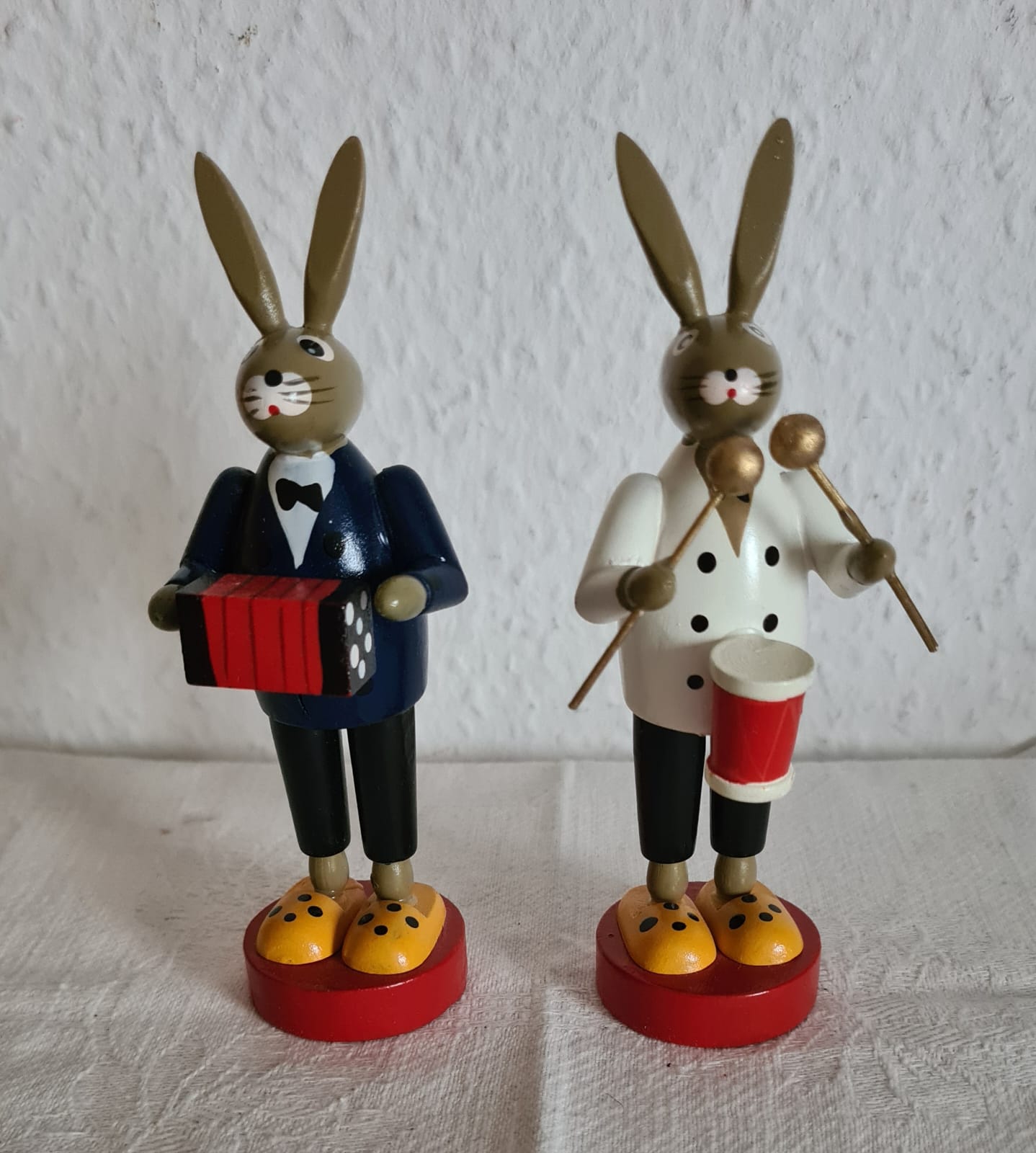 Oster Orchester der Osterhasen von Örgeli Erzgebirge aus Holz, Ostern, Osterschmuck