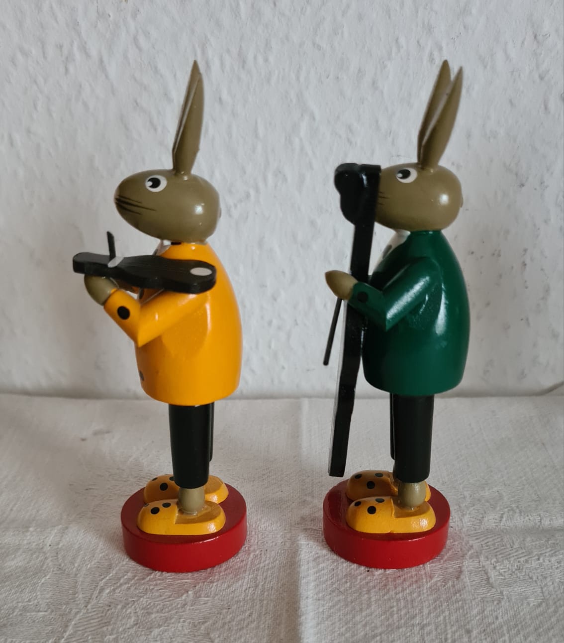 Oster Orchester der Osterhasen von Örgeli Erzgebirge aus Holz, Ostern, Osterschmuck