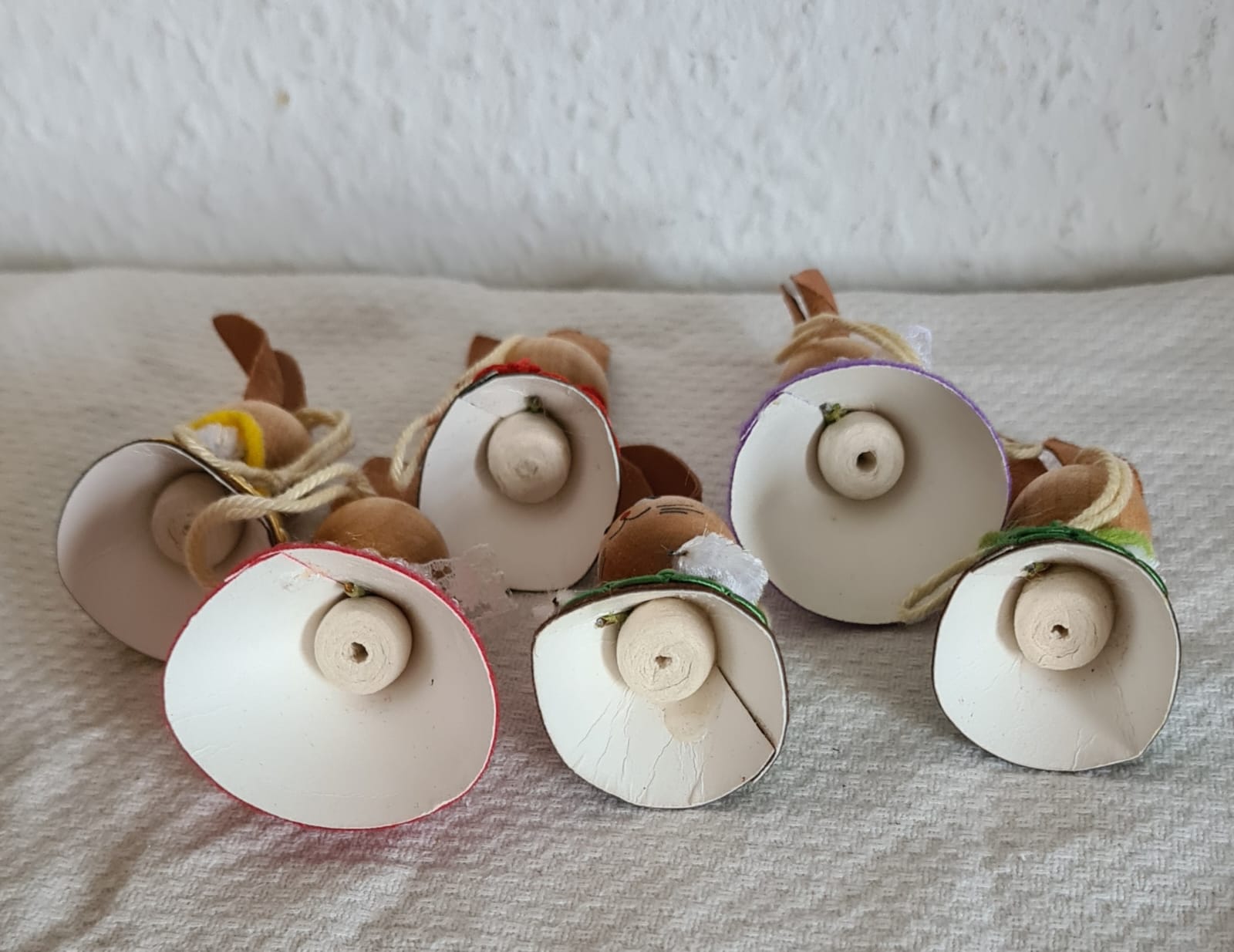 DDR Osterhasenfiguren, 6 Osterhasen zu Ostern