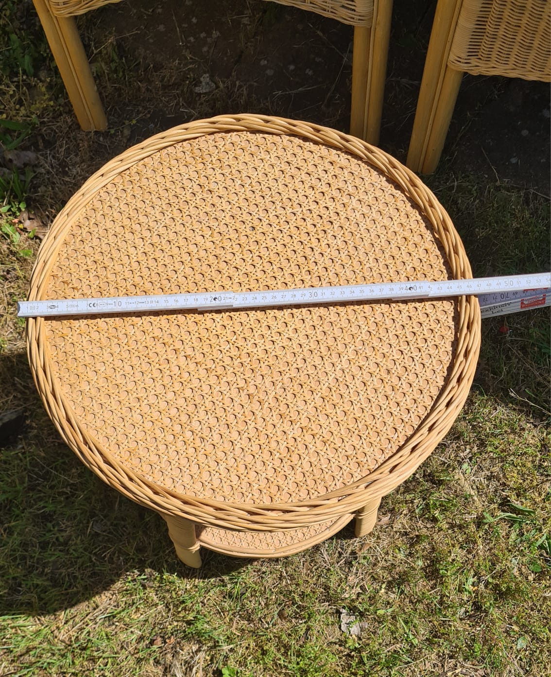 Rattan Möbel Stühle mit Tisch als Wohnmöbel oder Gartenmöbel