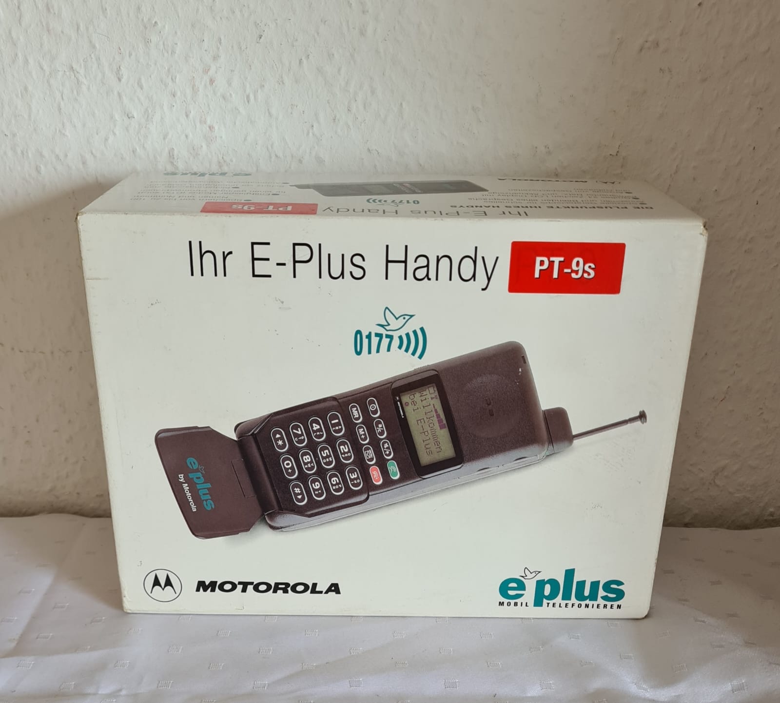 Altes Motorola Handy PT-9s E-Plus OVP