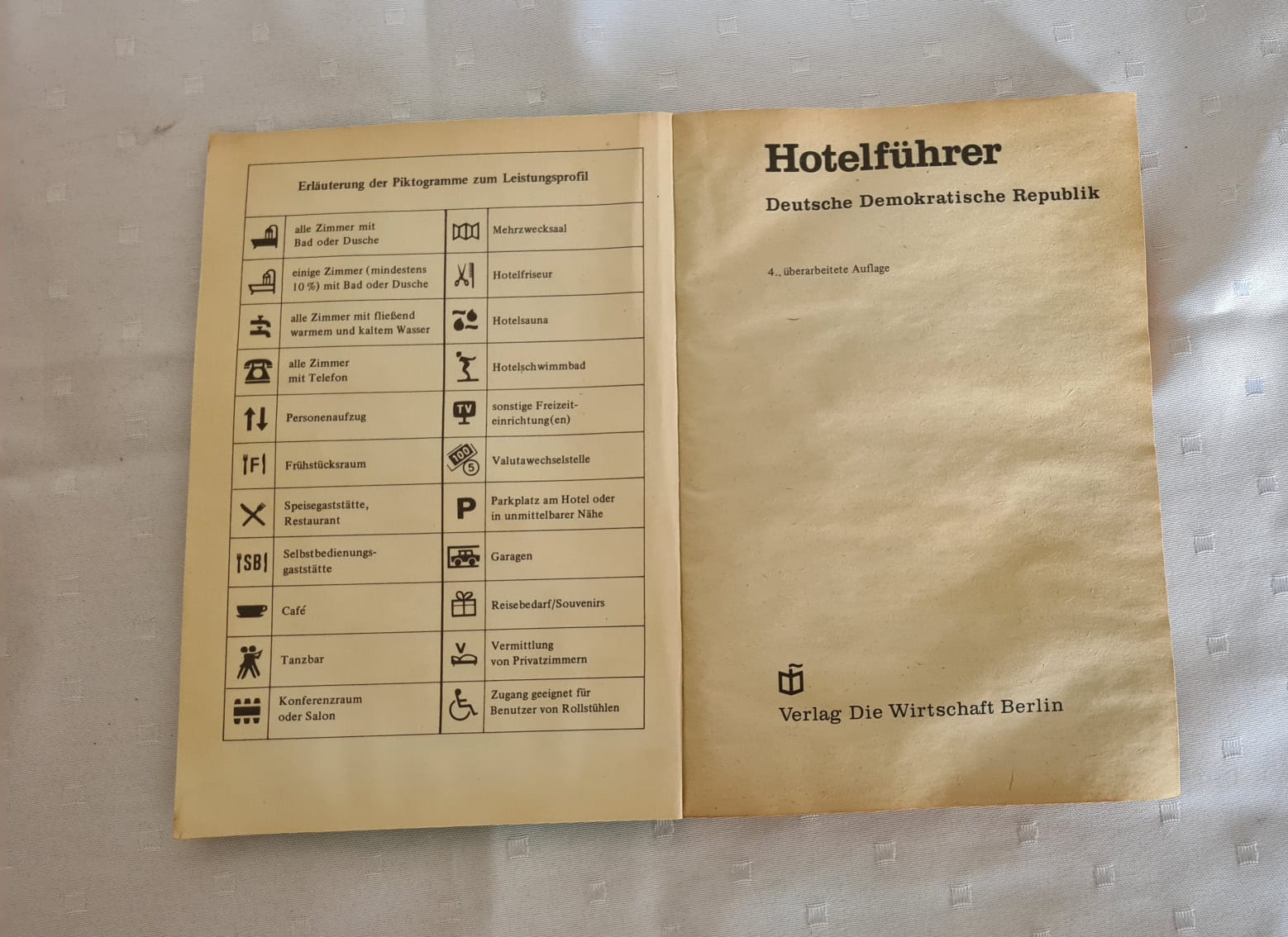 Buch Hotelführer DDR 1982