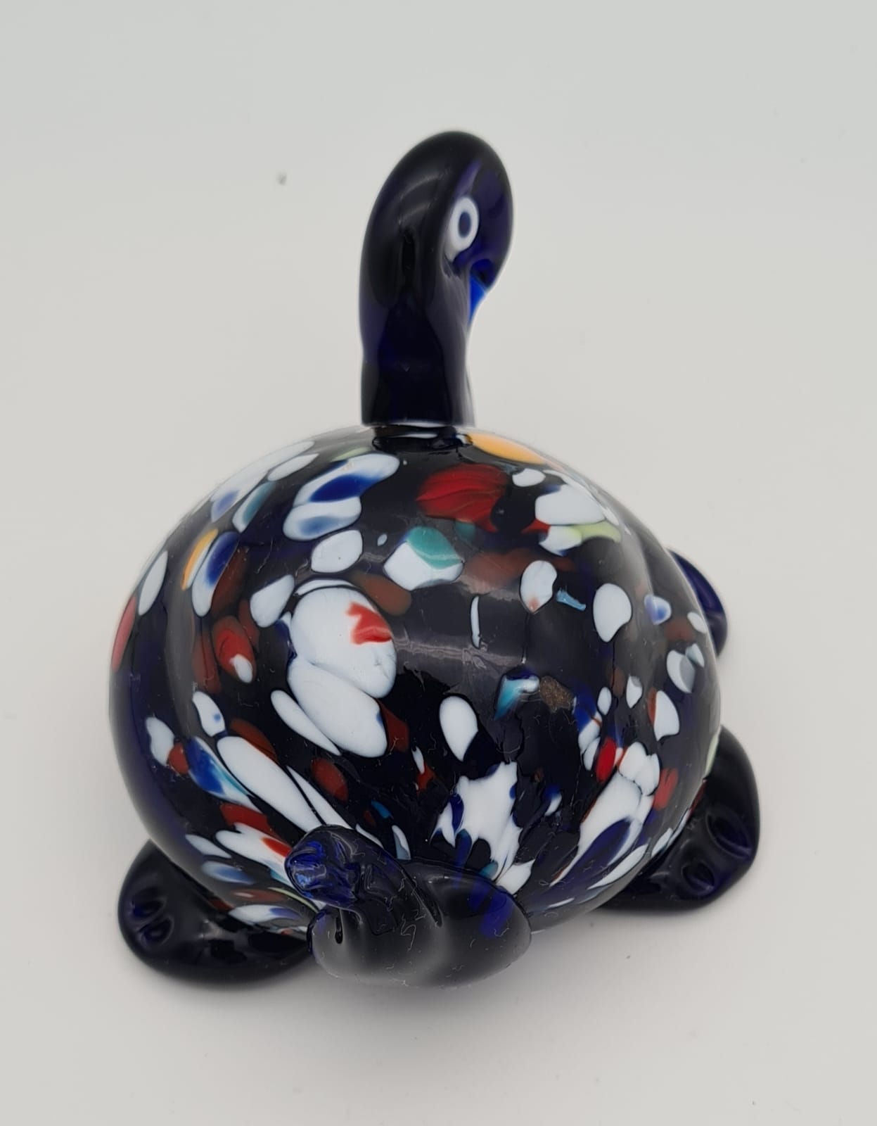 Vintage Murano Glas Schildkröte, Glasfigur aus Italien