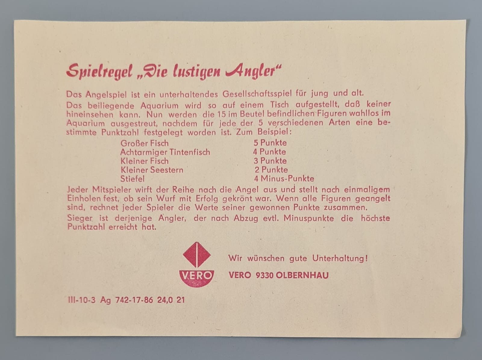 DDR Anglerspiel,Die lustigen Angler + 2 weitere Anglerspiele