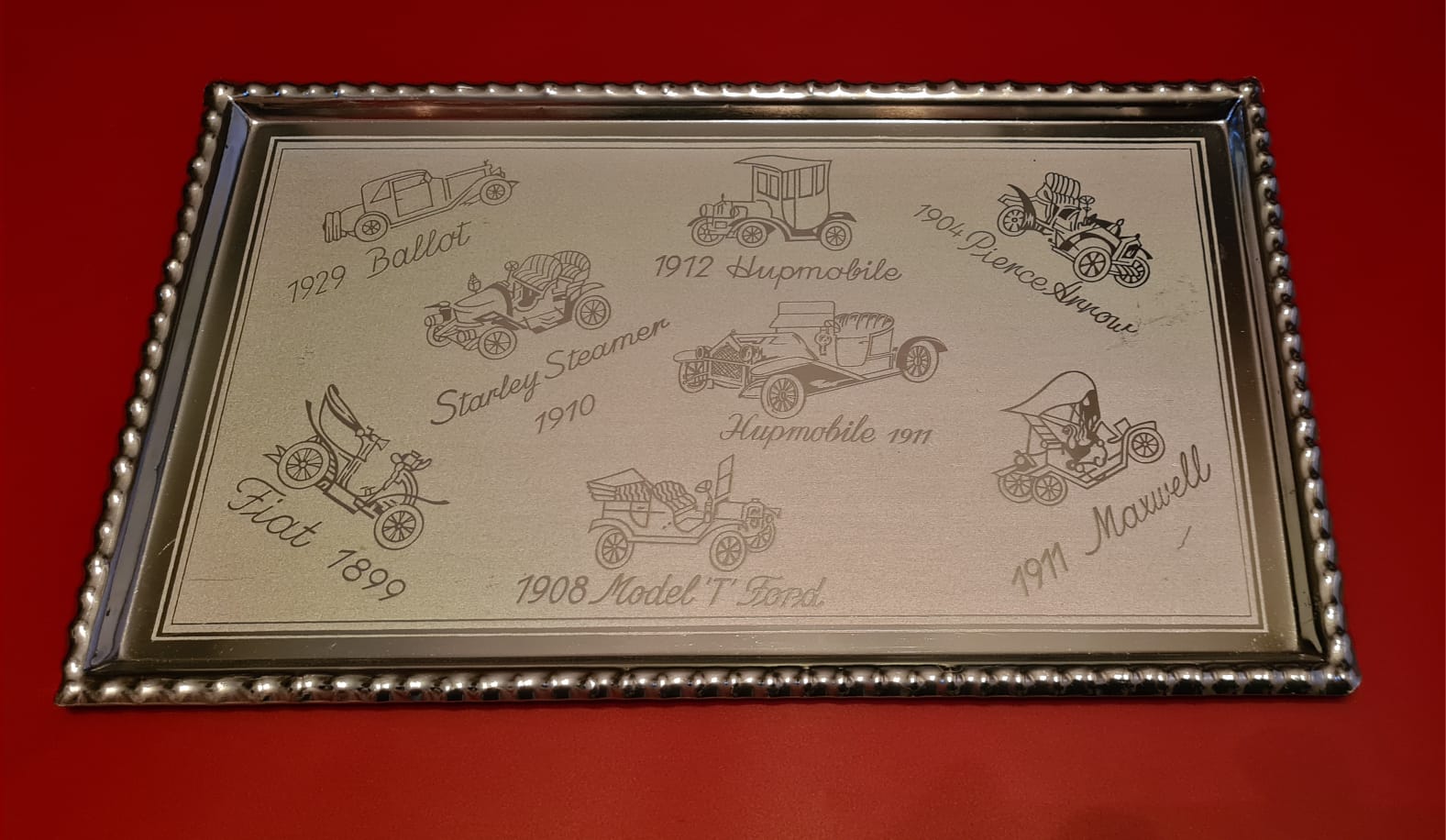 Tablett Oldtimer, Wandbild