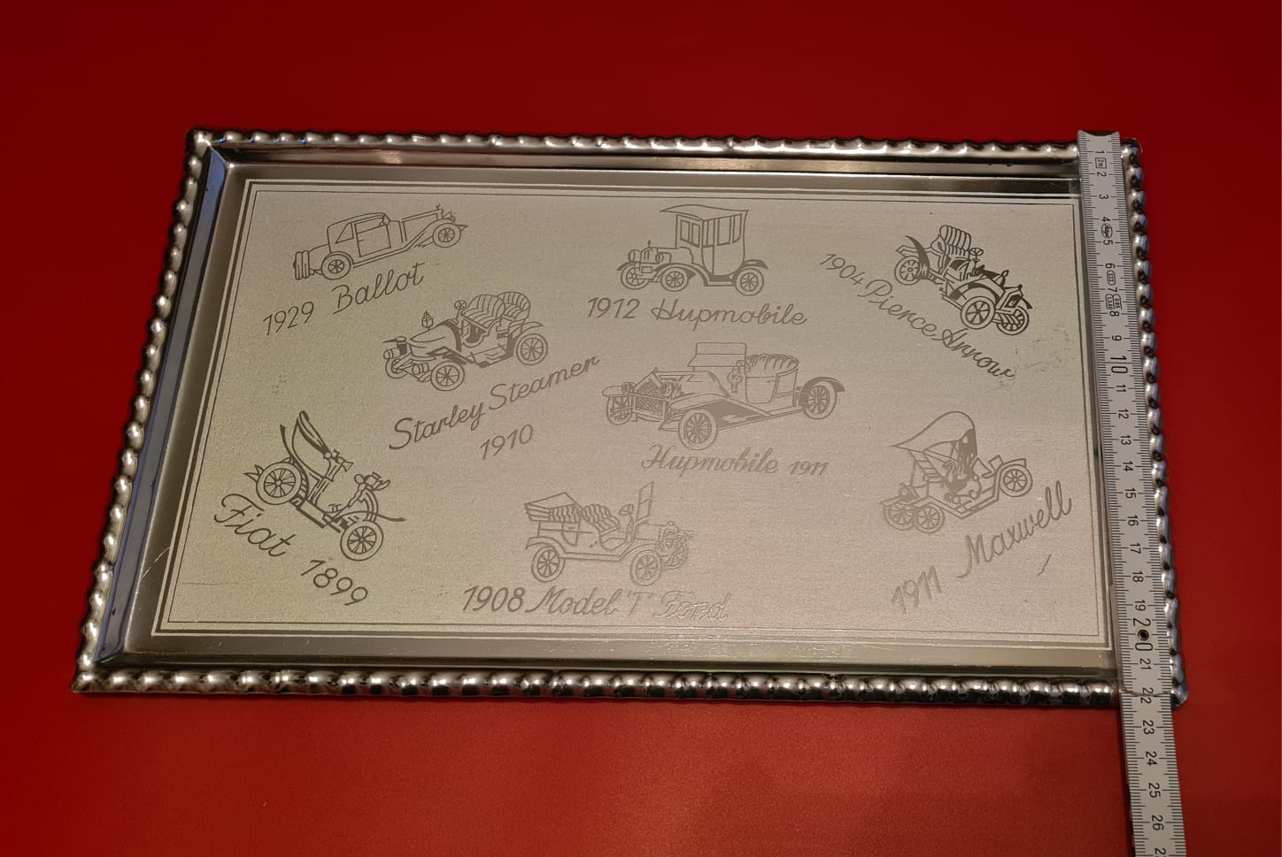 Tablett Oldtimer, Wandbild