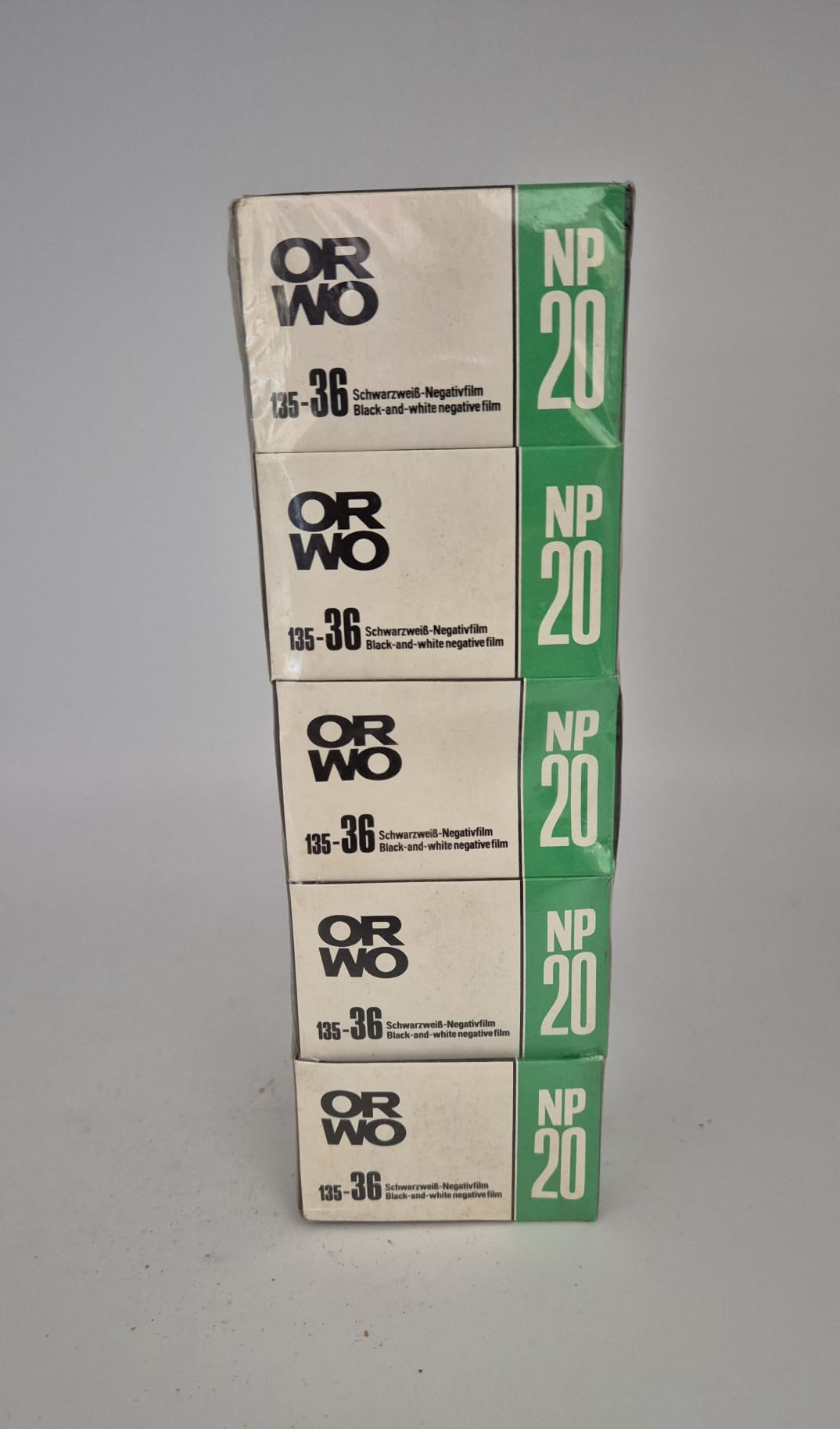 Schwarzweiß Negativfilm ORWO NP20 Pancromatic, Kleinbild Film 24x36 mm