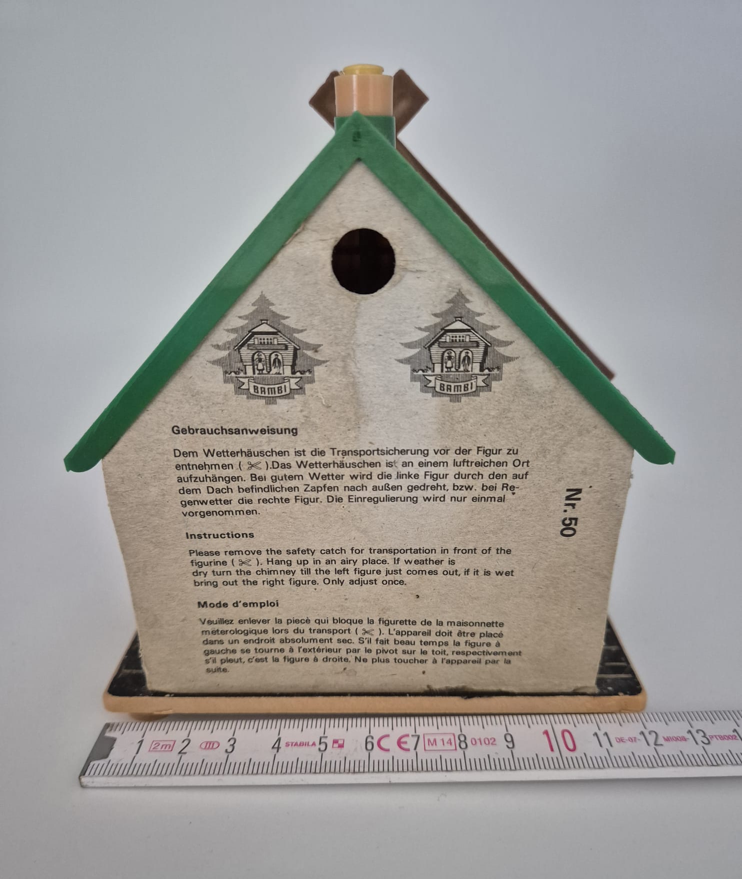 Wetterhaus Bambi, Thermometer, Wetterstation