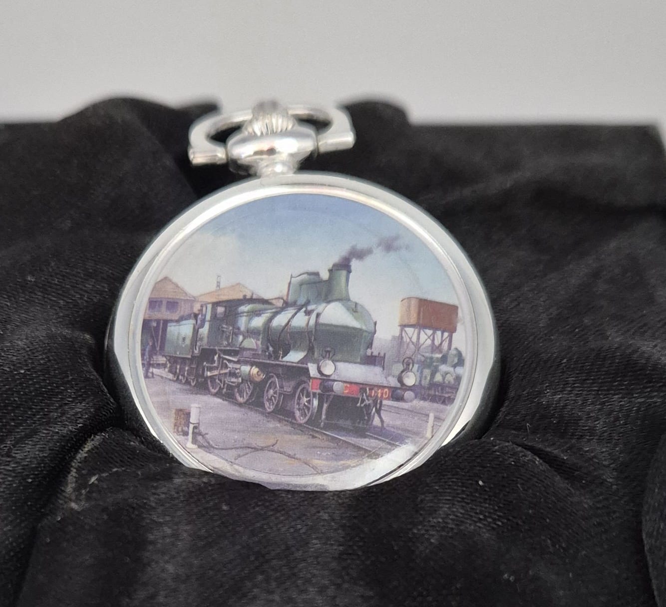 Taschenuhr Glory of Steam Eisenbahnmotive LA Grosse C 220 C 61-180