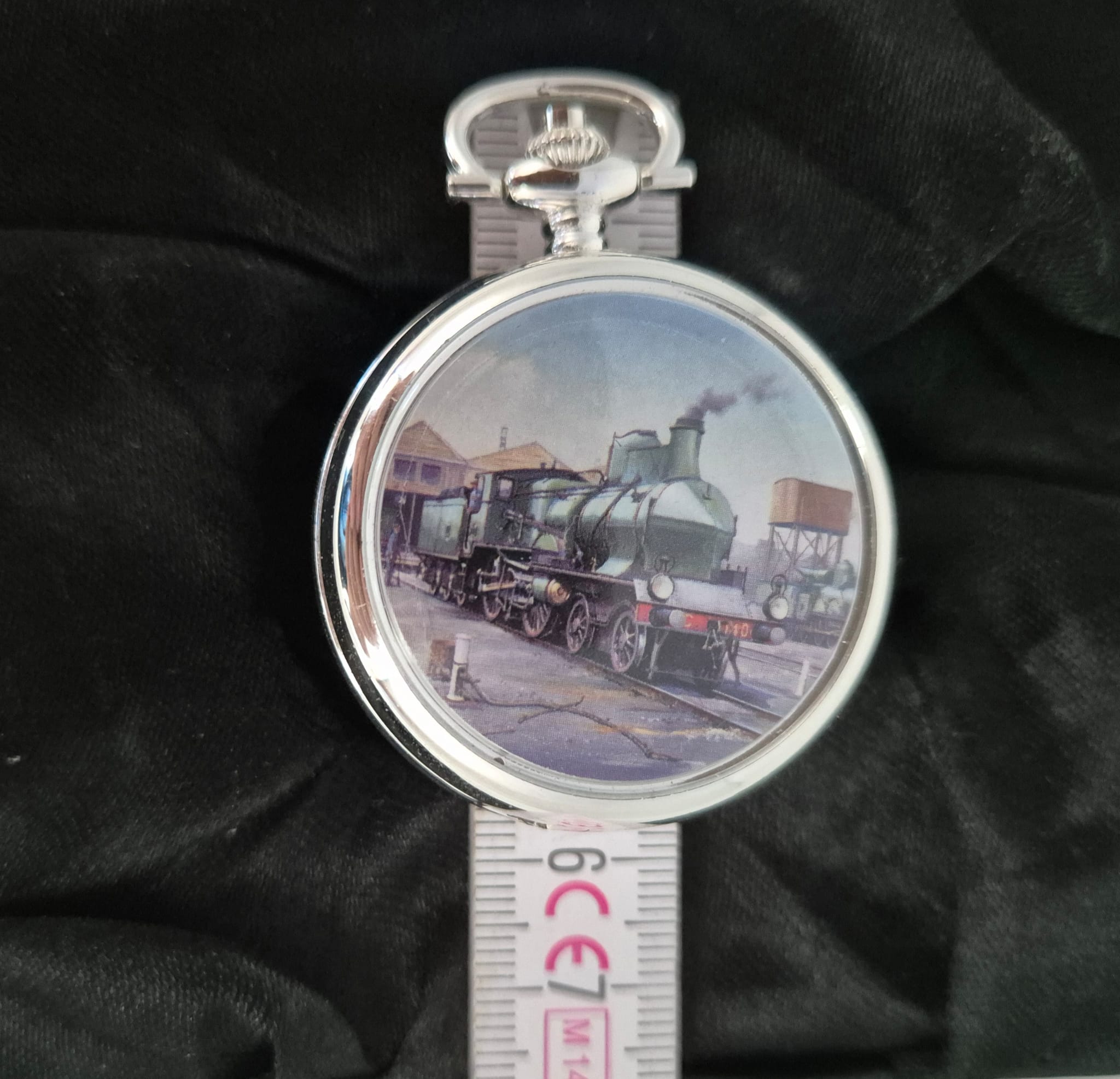 Taschenuhr Glory of Steam Eisenbahnmotive LA Grosse C 220 C 61-180