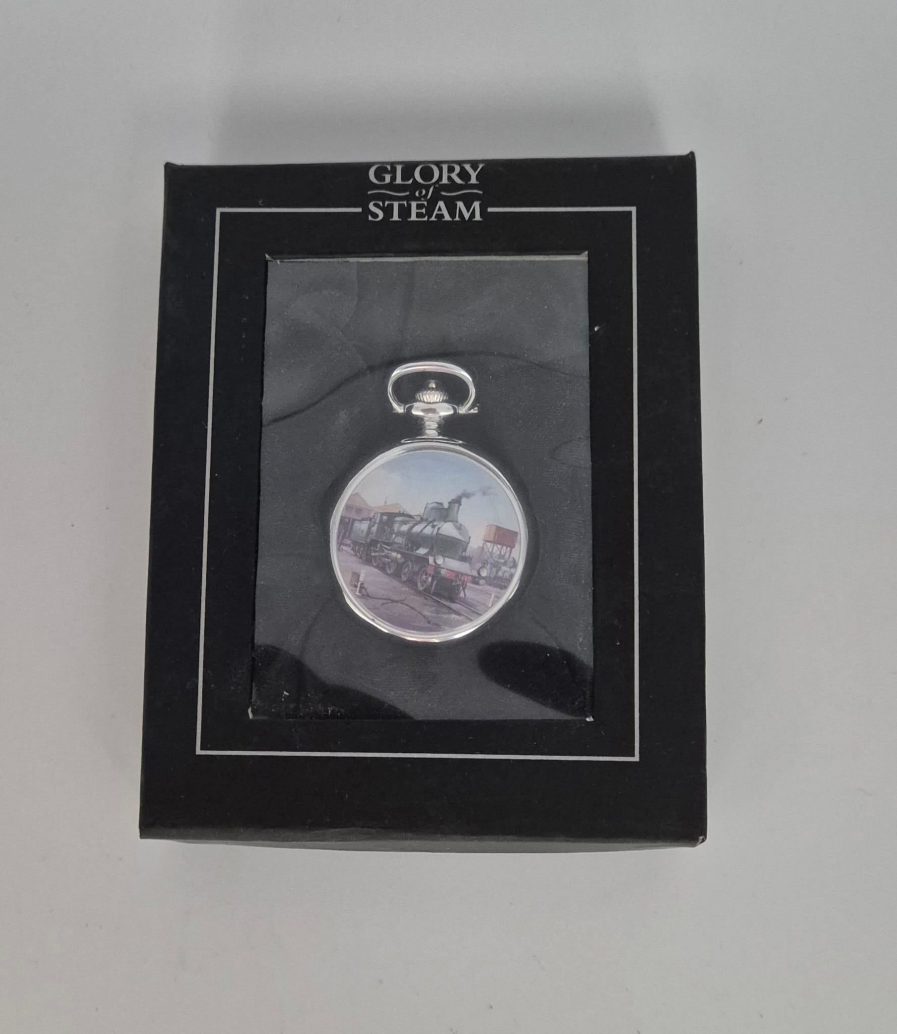 Taschenuhr Glory of Steam Eisenbahnmotive LA Grosse C 220 C 61-180