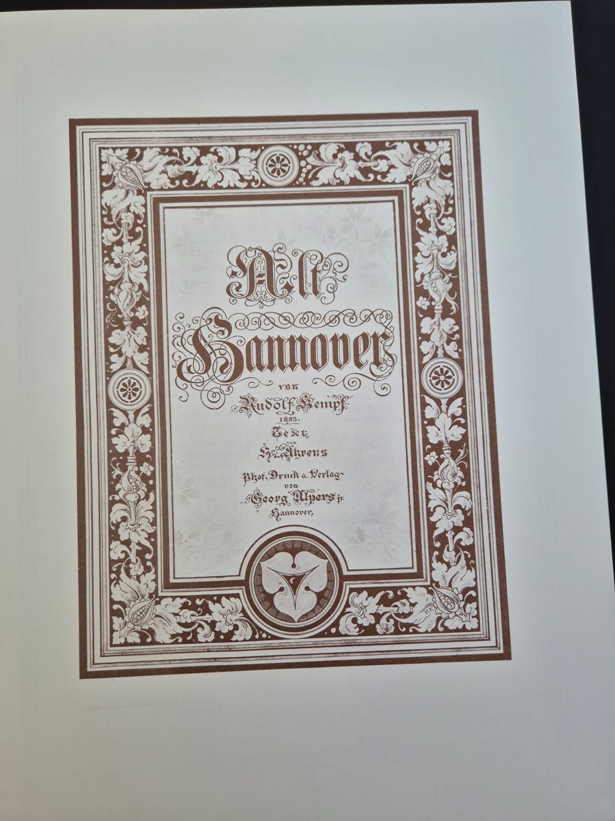Buch: Schönes Alt-Hannover von Rudolf Kempf