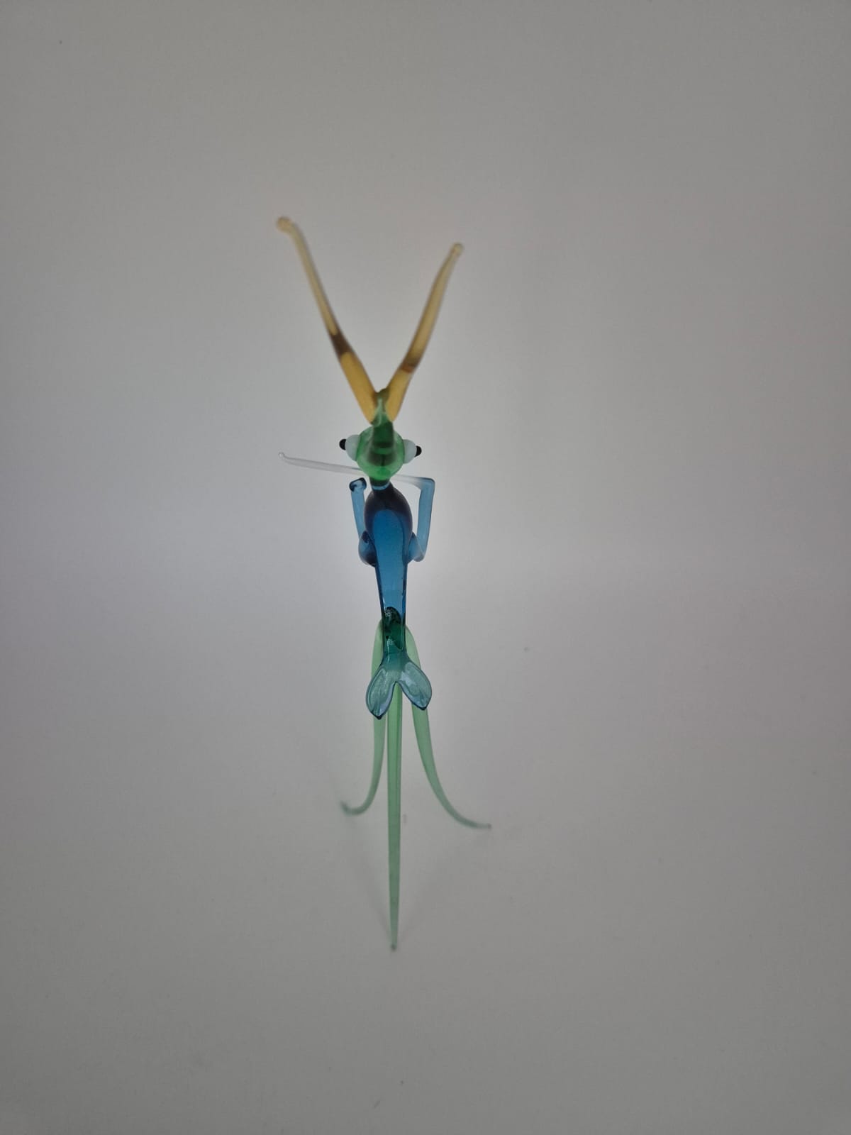 Glasfigur Dirigent Heuschrecke