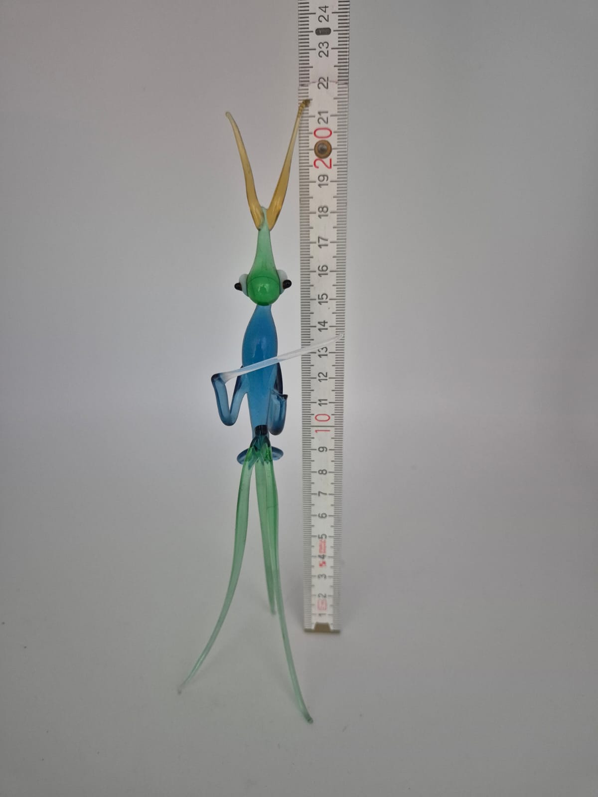 Glasfigur Dirigent Heuschrecke