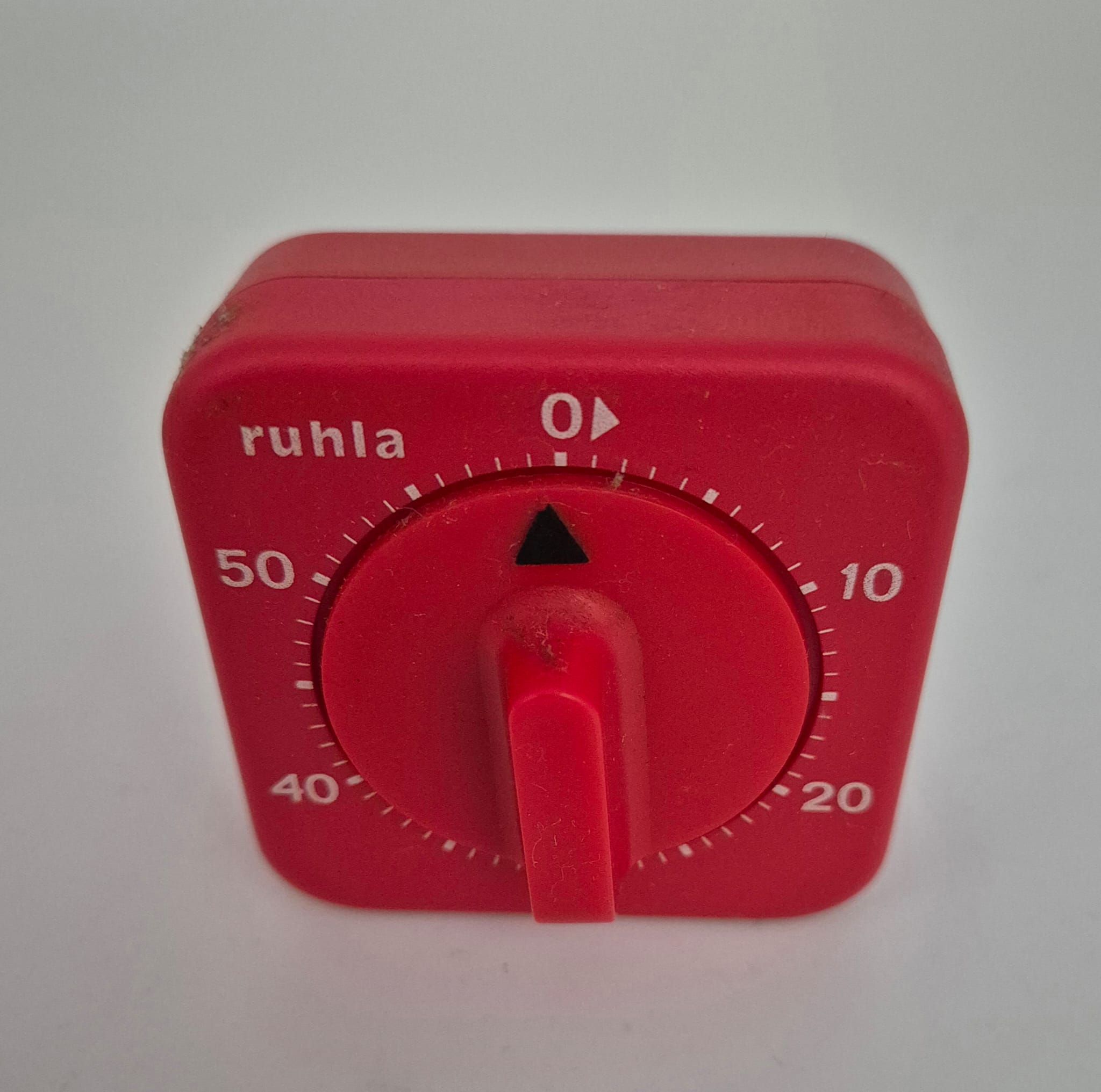 Ruhla Kurzzeitwecker in rot, Küchenwecker, Eieruhr 60 Minuten