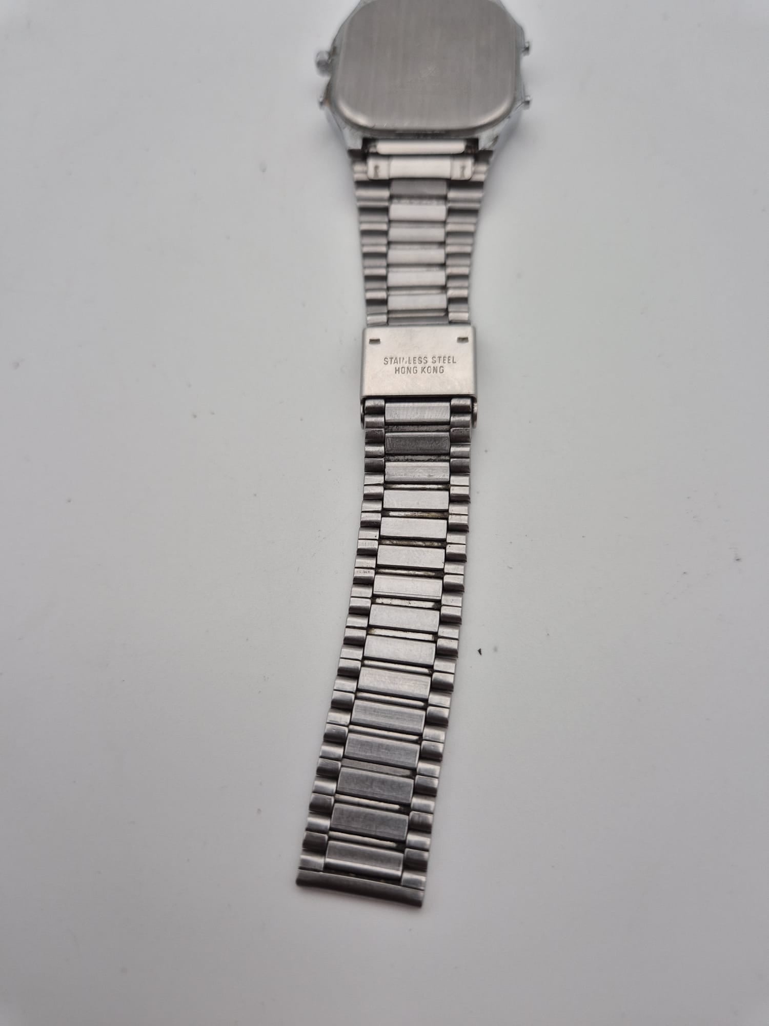 Vintage Herrenuhr, Armbanuhr ANALOG-DIGITAL Alarm Chronograph Quarzuhr MEISTER-ANKER