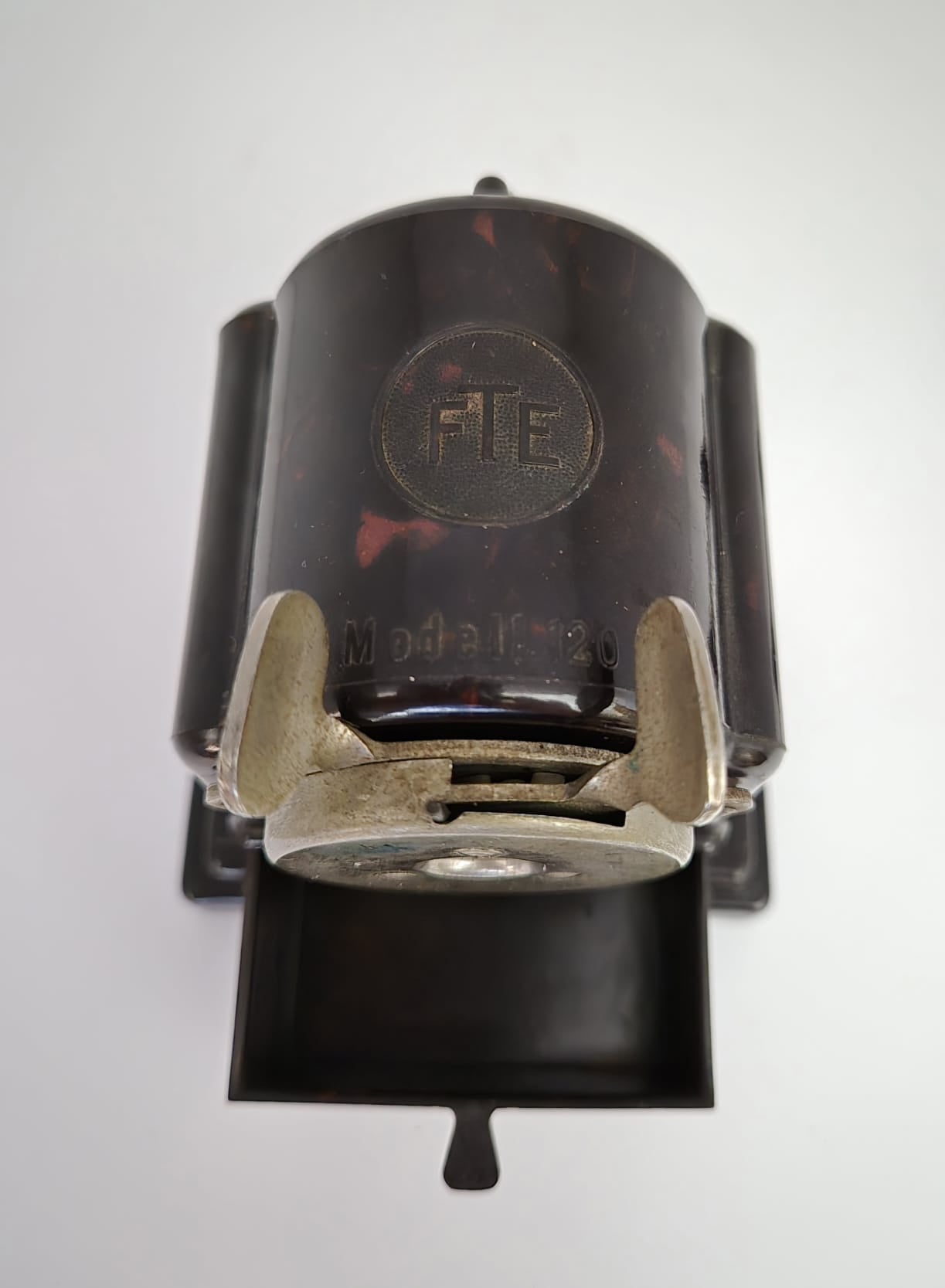 Vintage BSM FTE Modell 120 Bleistiftspitzer mit Tischhalterung