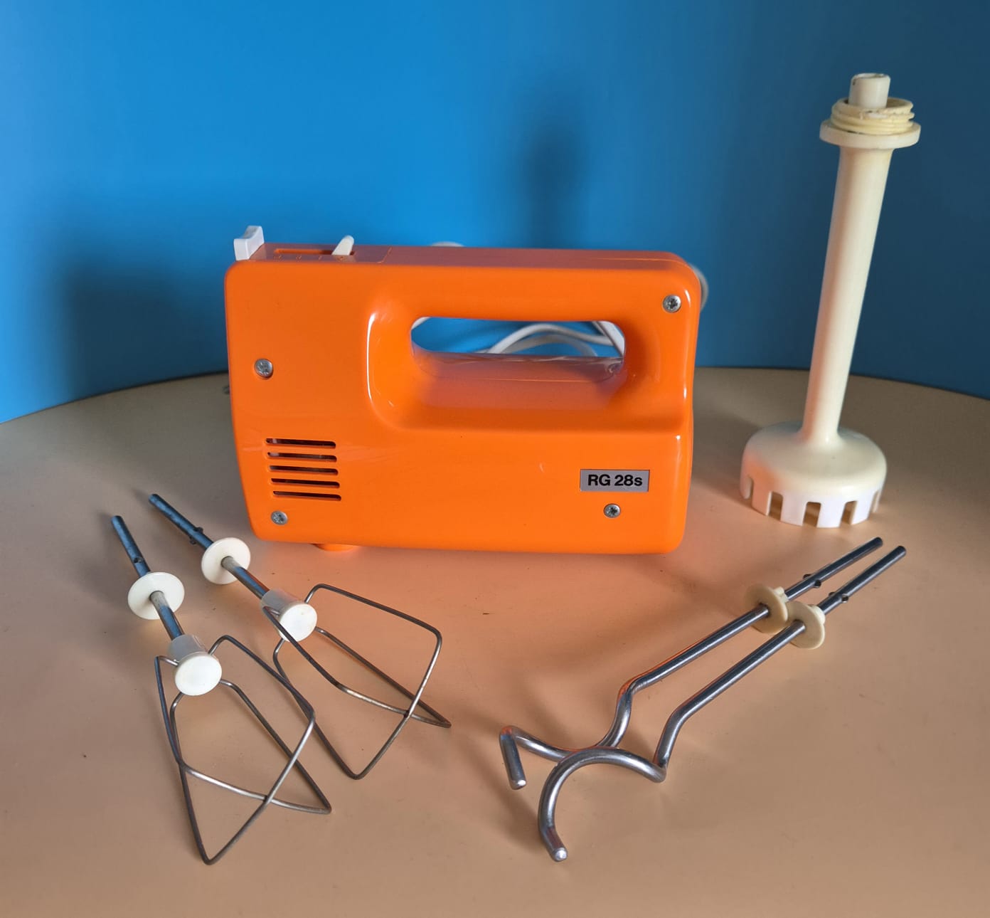DDR Handmixer RG 28s Komplettset mit Knethaken, Rührbesen und Mixstab, Rührgerät