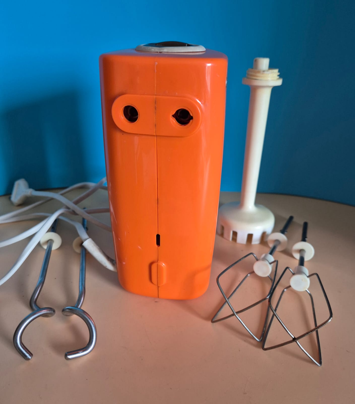 DDR Handmixer RG 28s Komplettset mit Knethaken, Rührbesen und Mixstab, Rührgerät