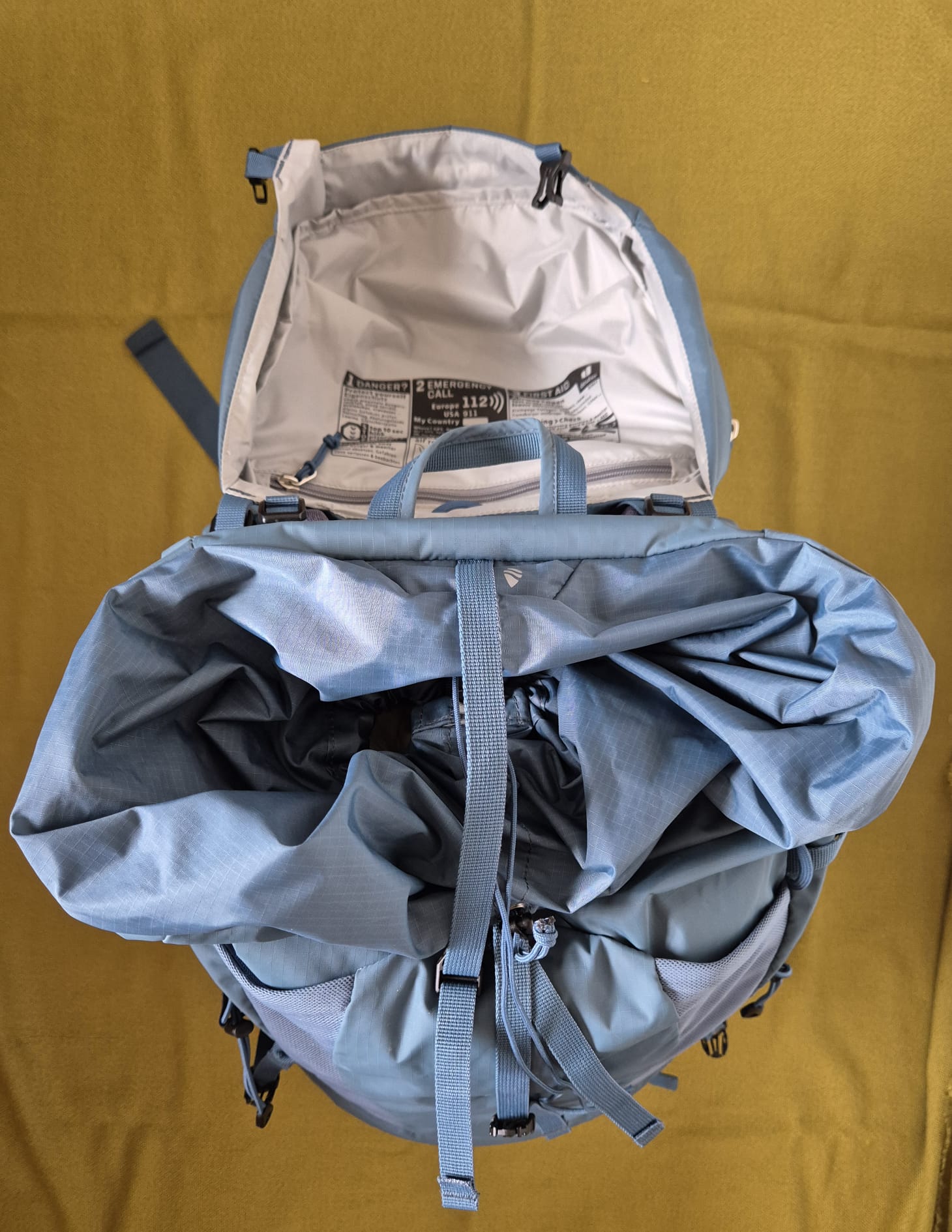 Deuter Aircontact Lite 50+10 Trekkingrucksack mit Rain Cover – neuwertig