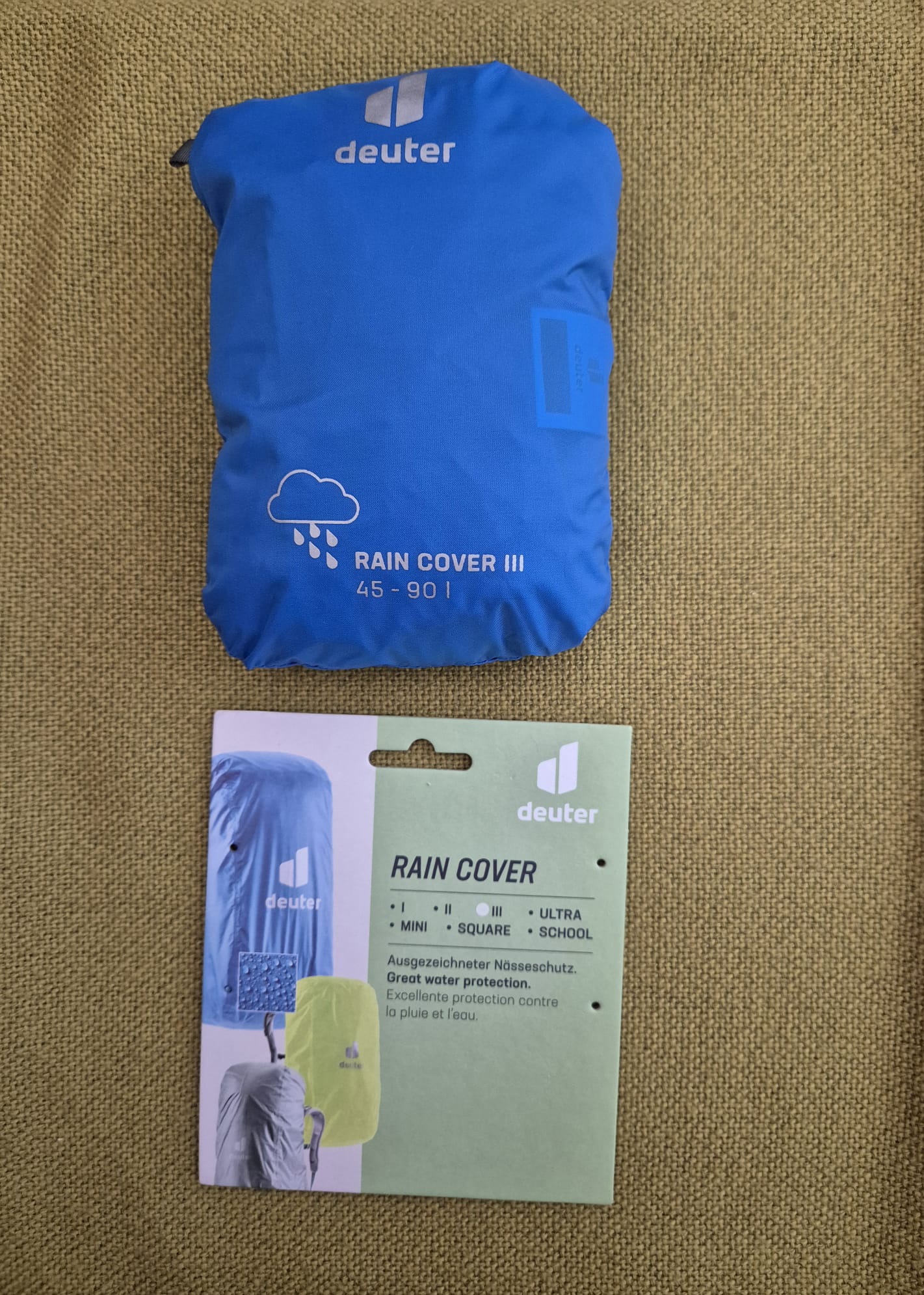 Deuter Aircontact Lite 50+10 Trekkingrucksack mit Rain Cover – neuwertig