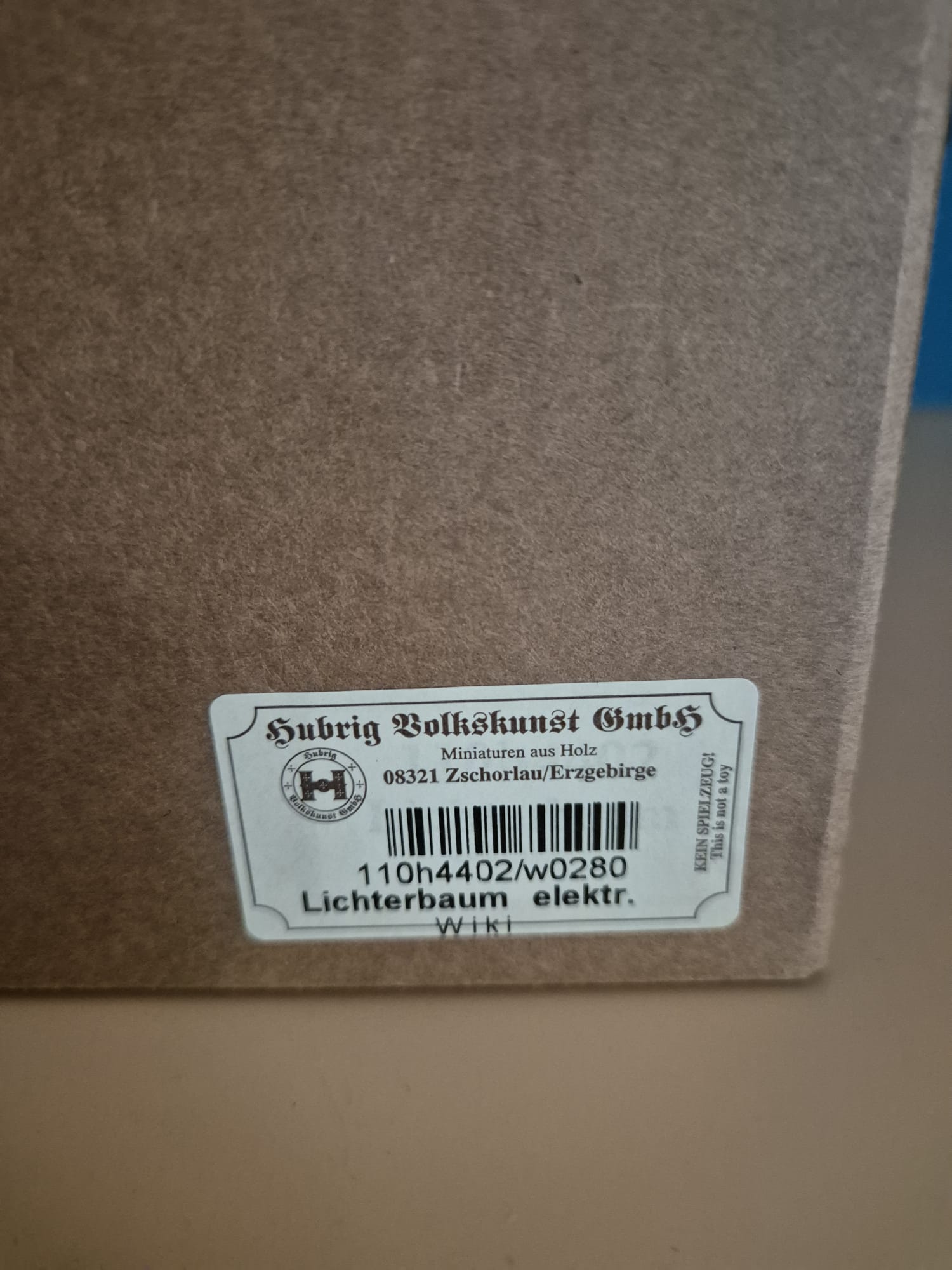 Hubrig Volkskunst GmbH Erzgebirge WiKi Lichterbaum elektrisch