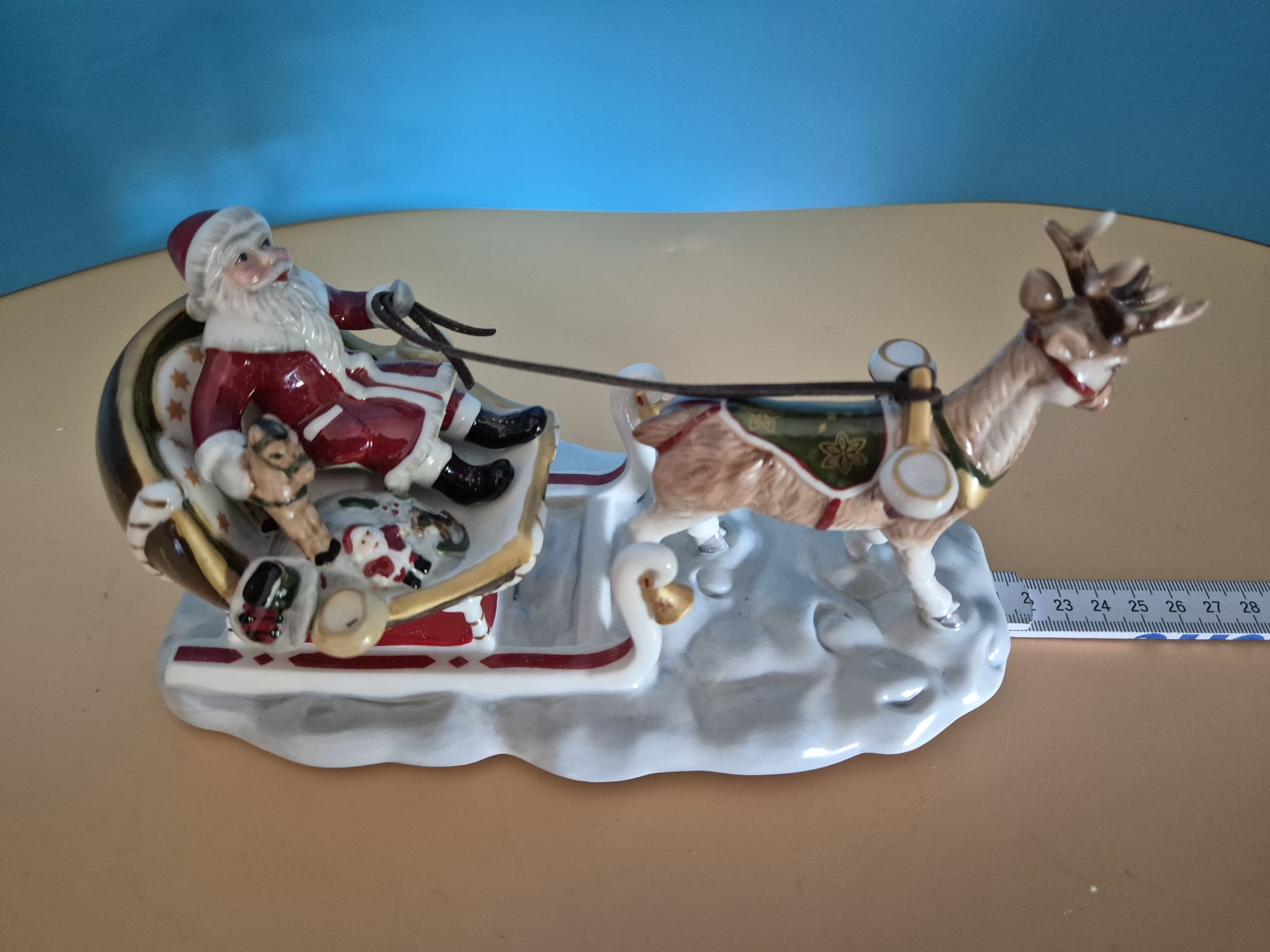 Villeroy & Boch Porzellanfigur „Schlitten mit Hirsch“ – Nostalgic Market