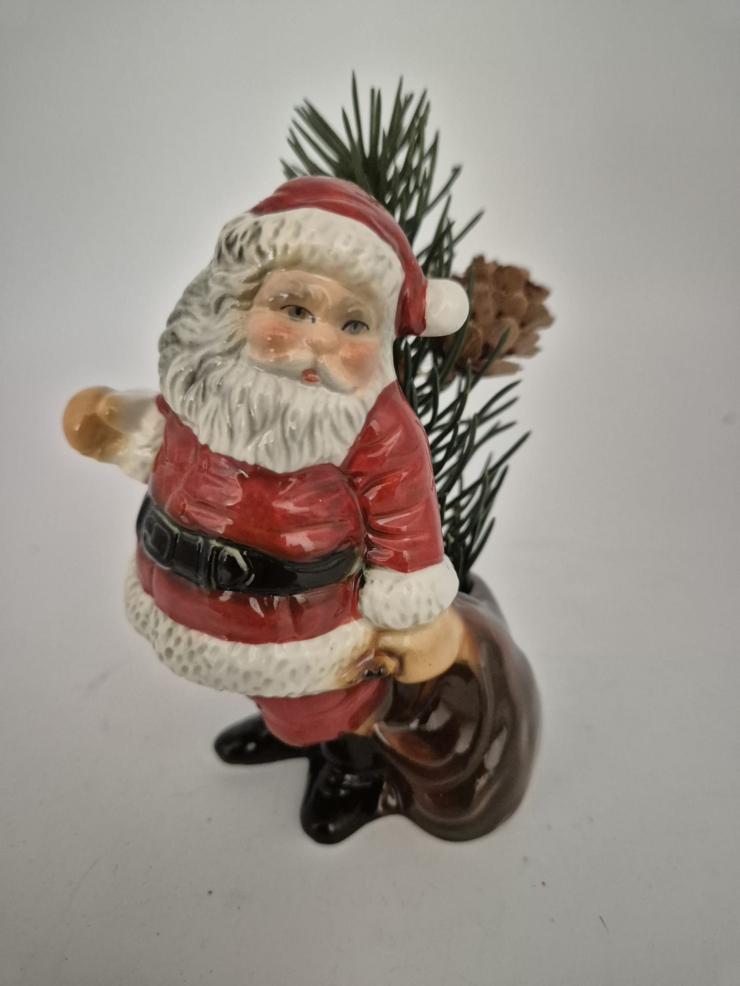 Porzellanfigur Weihnachtsmann Sitzendorf