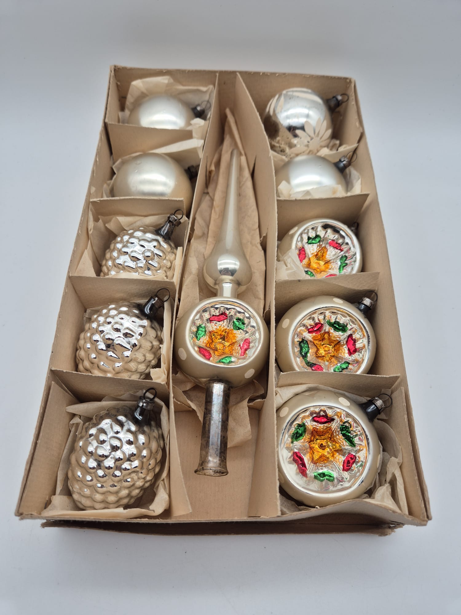 Alter Christbaumschmuck im Set