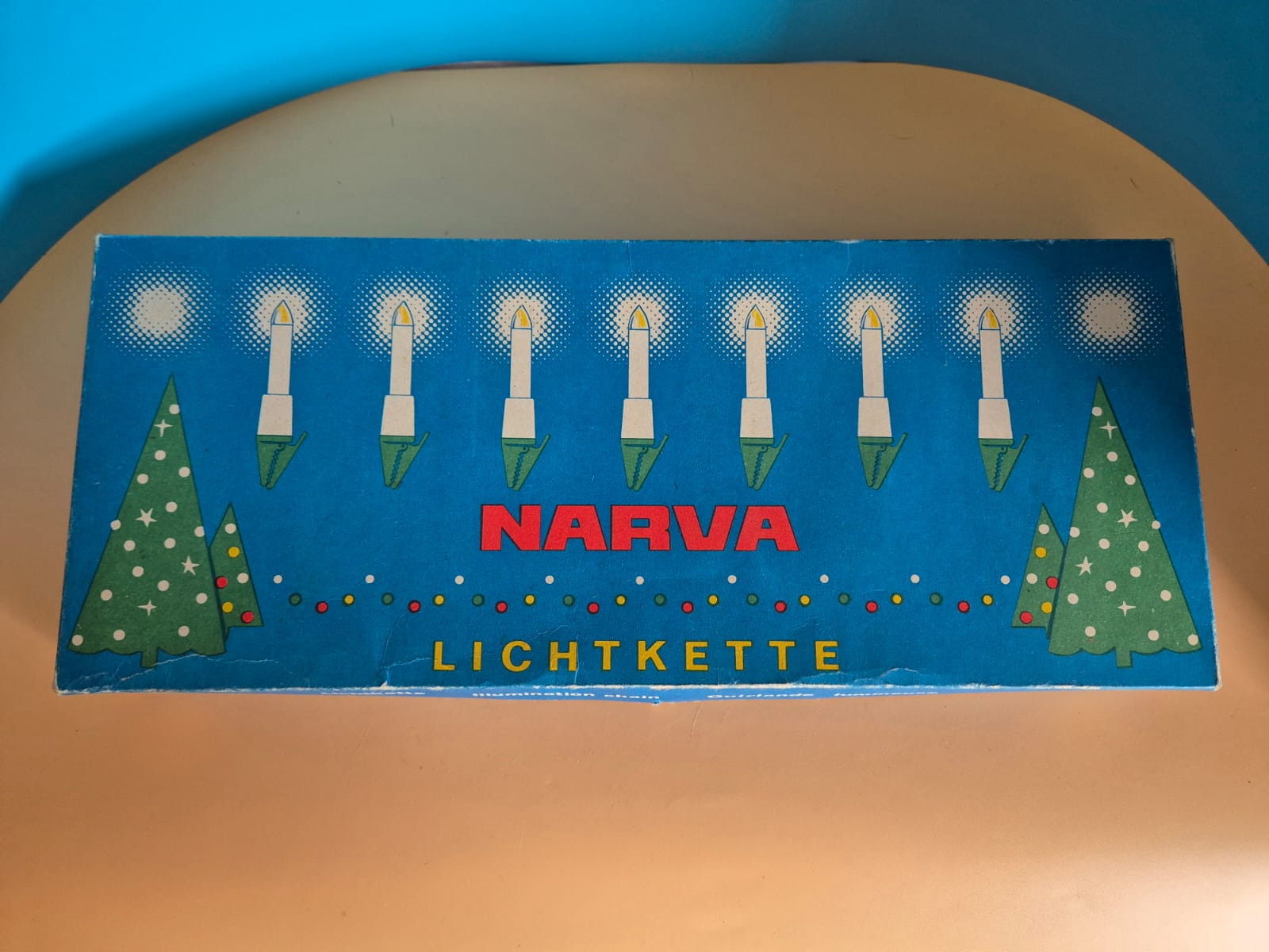 DDR NARVA Lichterkette mit Originalkarton