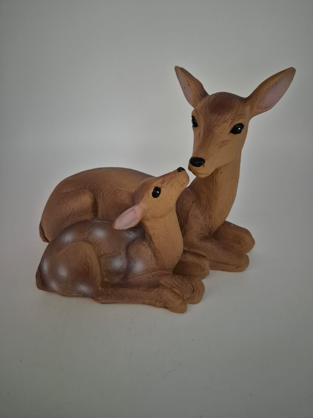 Reh mit Kitz aus Polyresin
