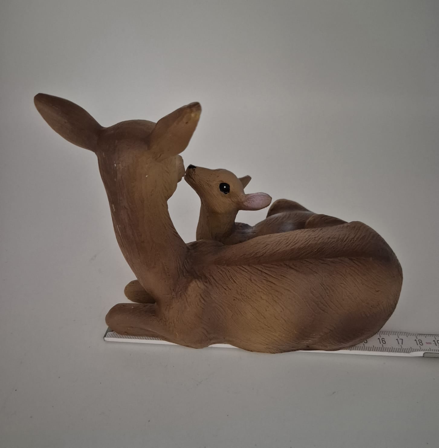 Reh mit Kitz aus Polyresin