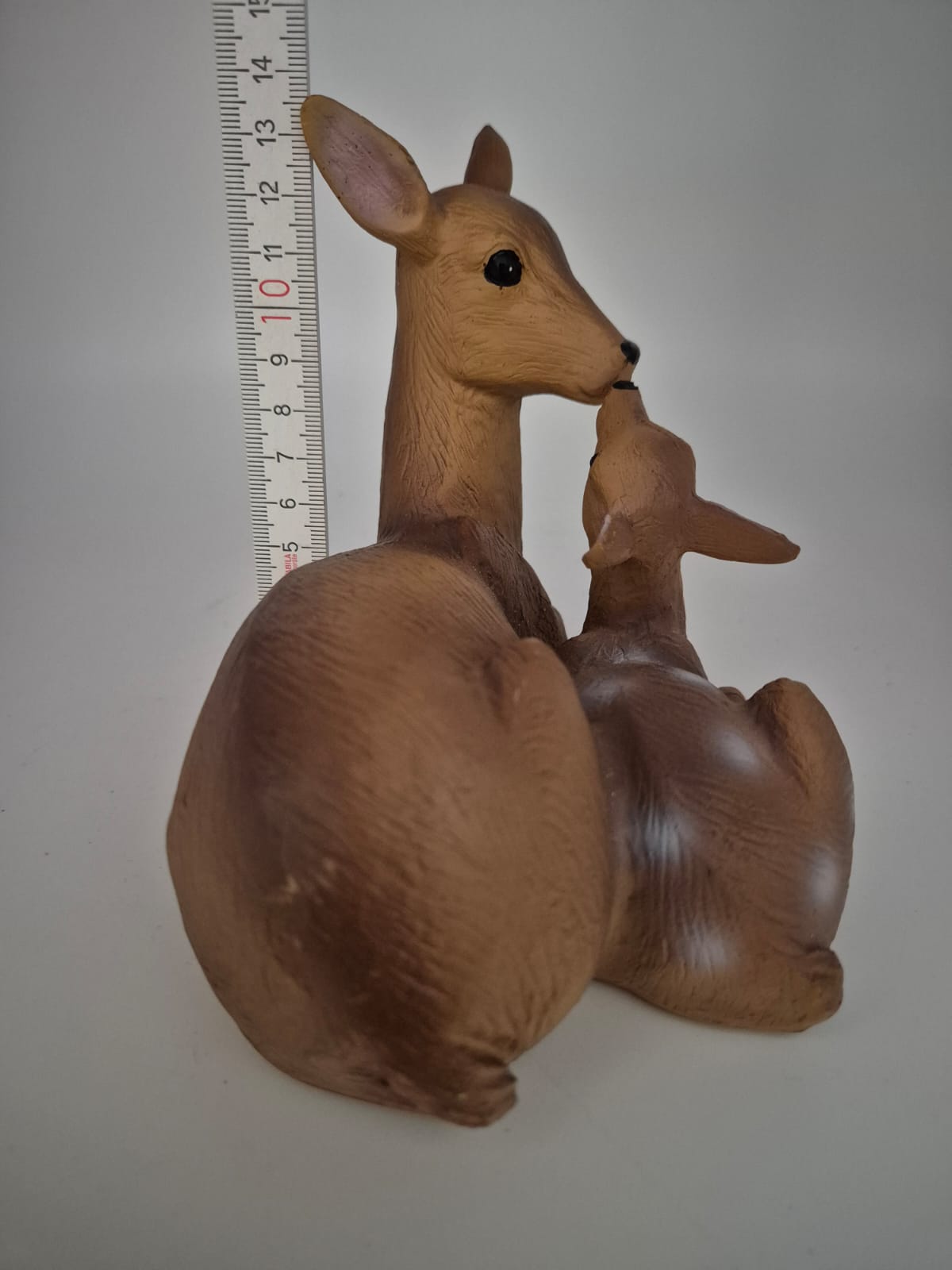 Reh mit Kitz aus Polyresin