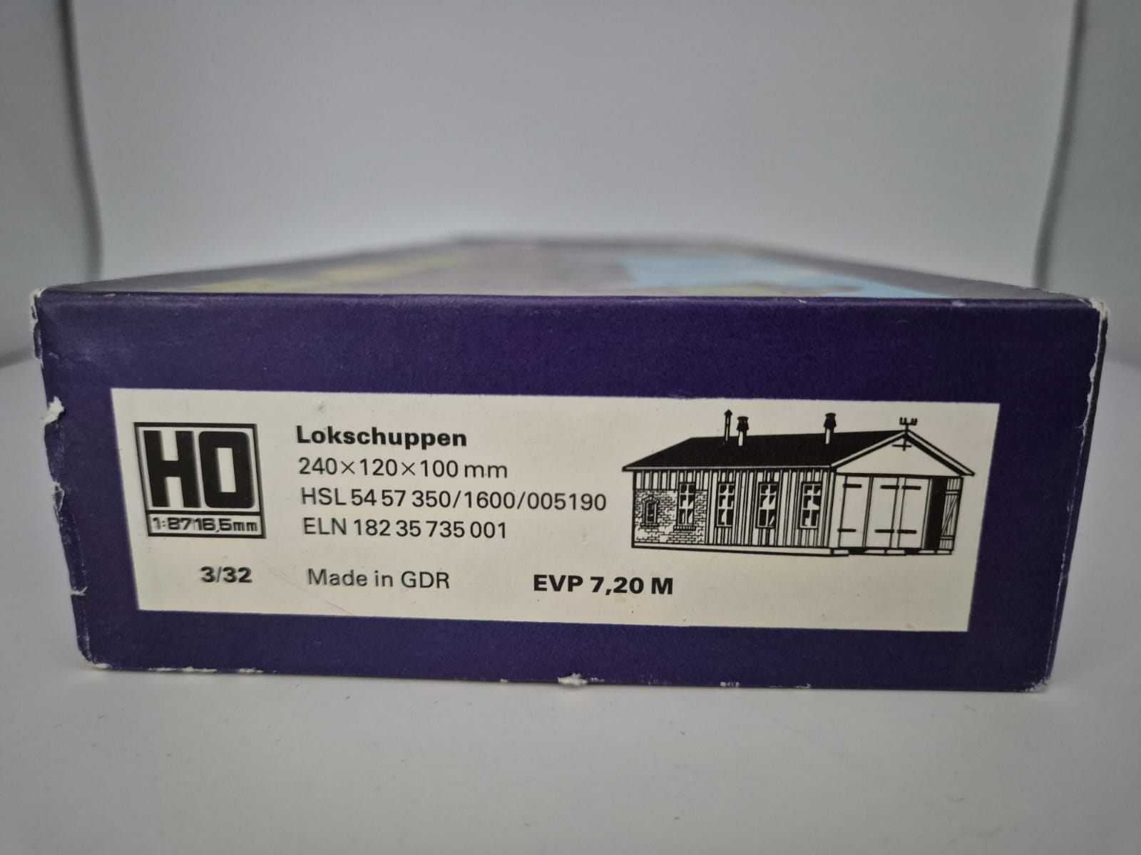 NEU: DDR VERO Lokschuppen HO 1:87