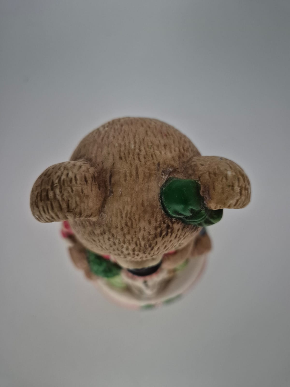 Spieluhr Weihnachtsbär mit Schneemannfigur