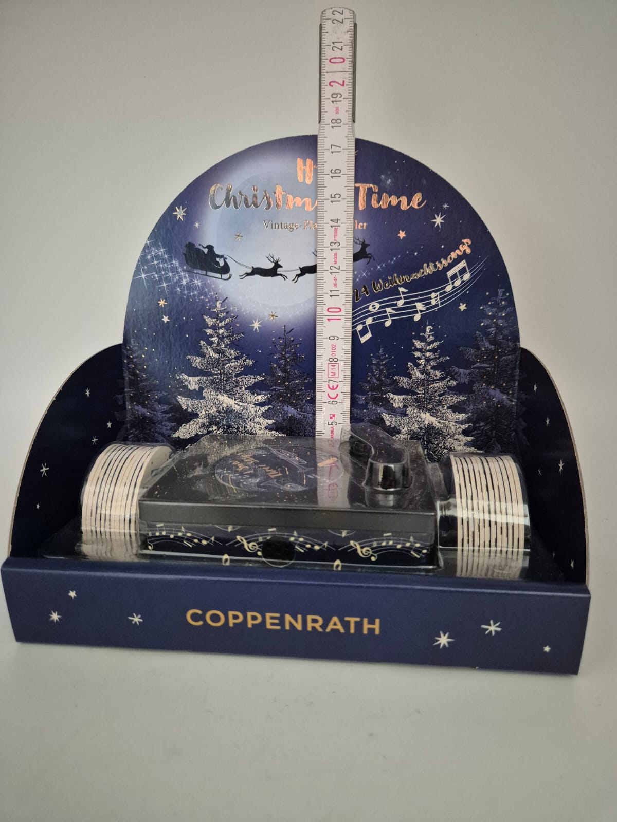 Coppenrath Vintage-Plattenspieler „It’s Christmas Time“
