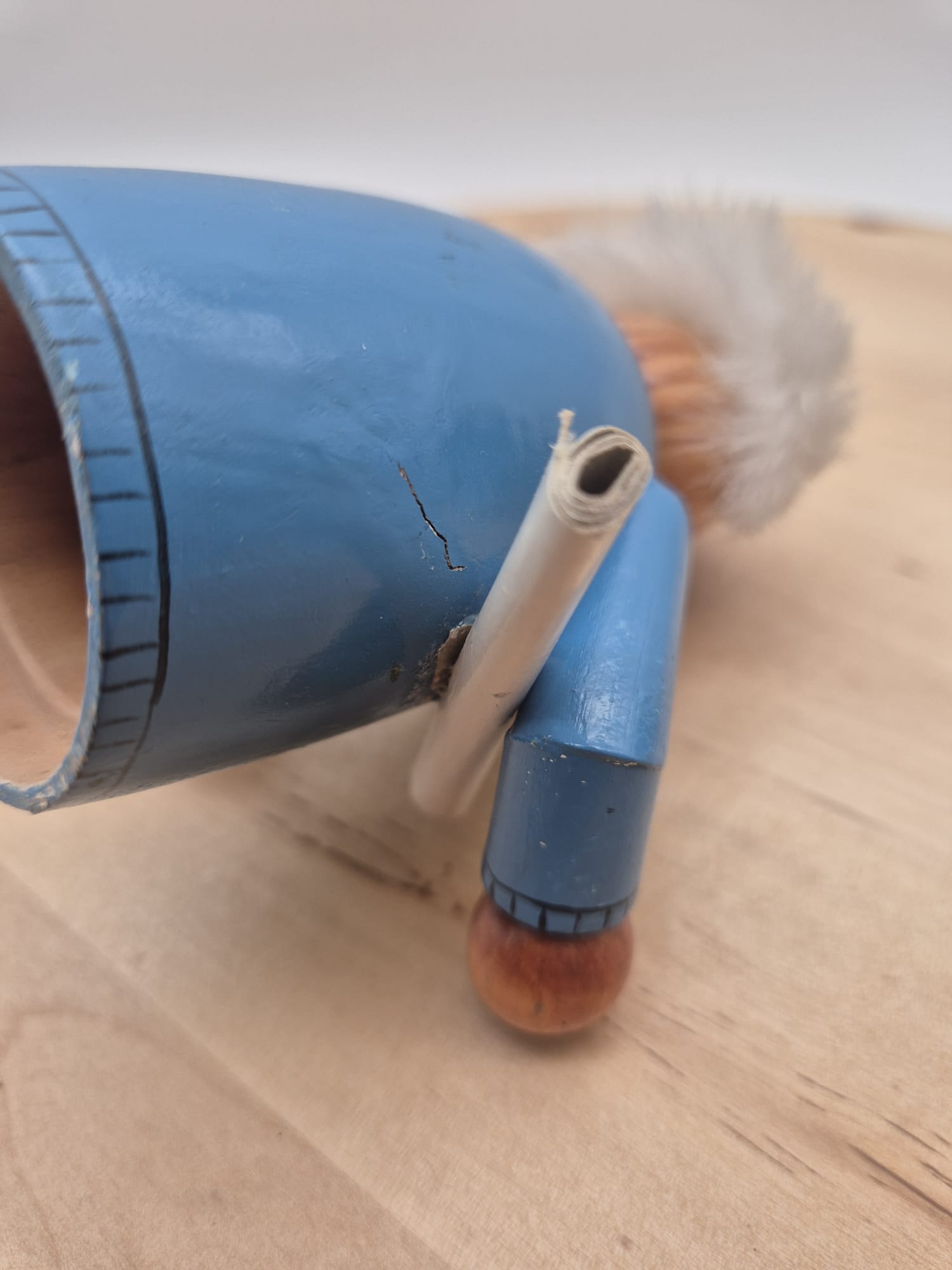 Räuchermännchen Opa mit Kaffeetasse