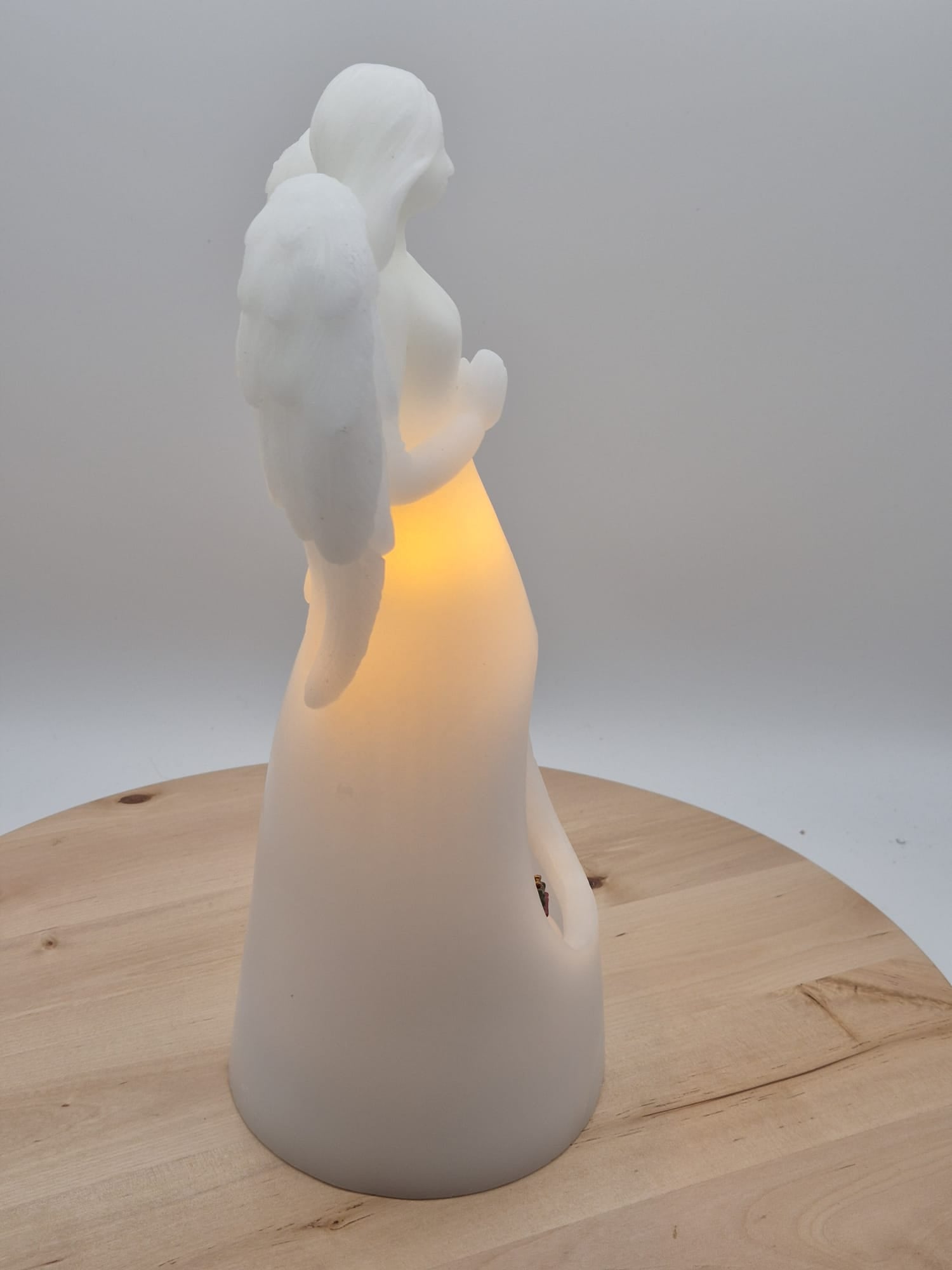 Wachsengel mit Weihnachtsmann – QVC