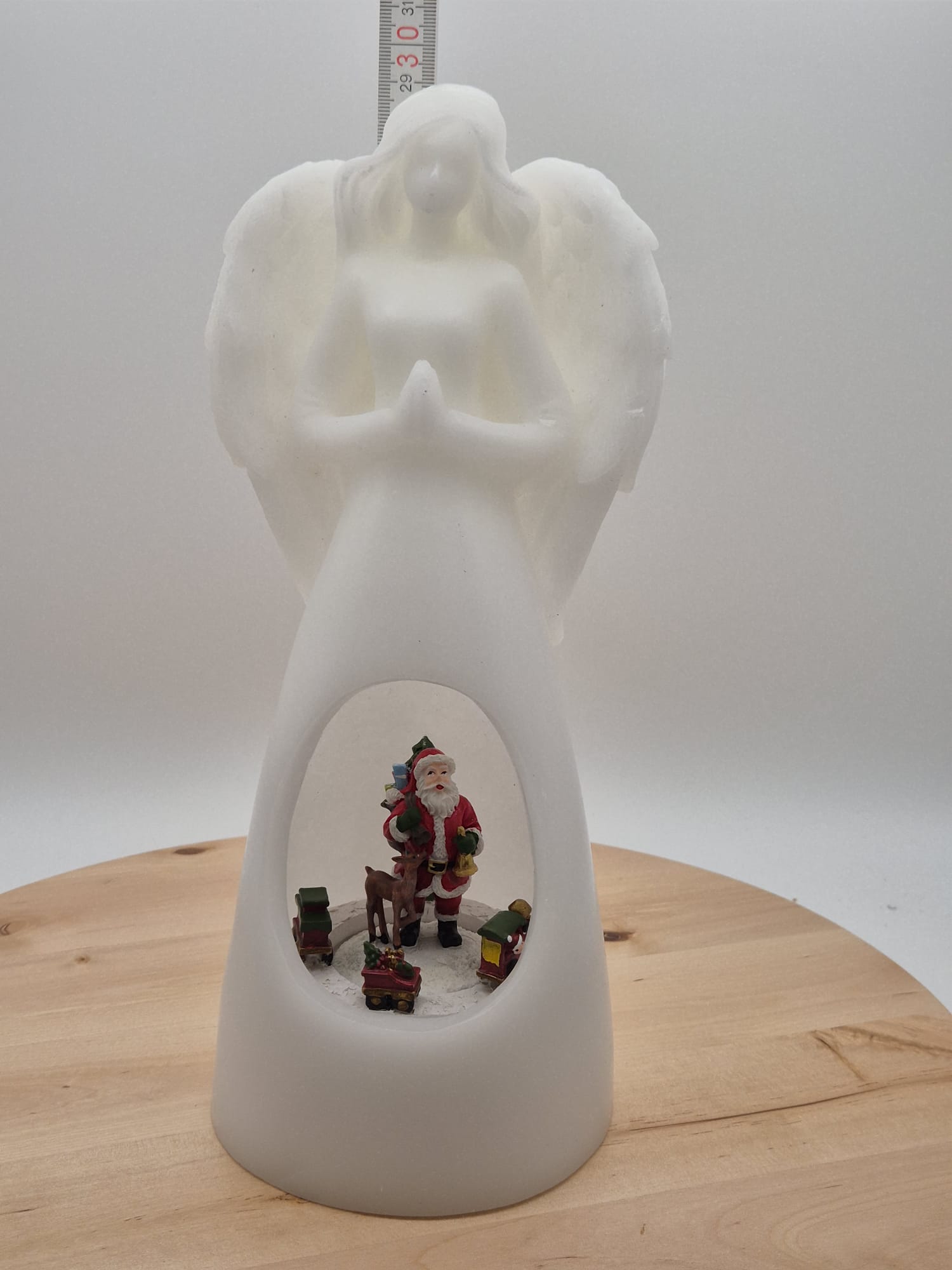 Wachsengel mit Weihnachtsmann – QVC