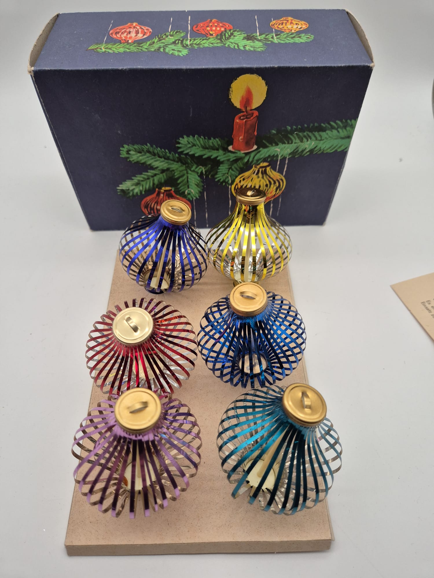 DDR Baumschmuck aus Plast – VEB Thür. Glasschmuck Lauscha