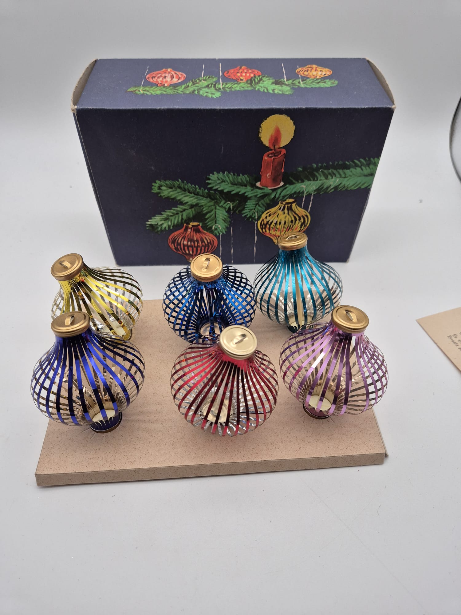 DDR Baumschmuck aus Plast – VEB Thür. Glasschmuck Lauscha